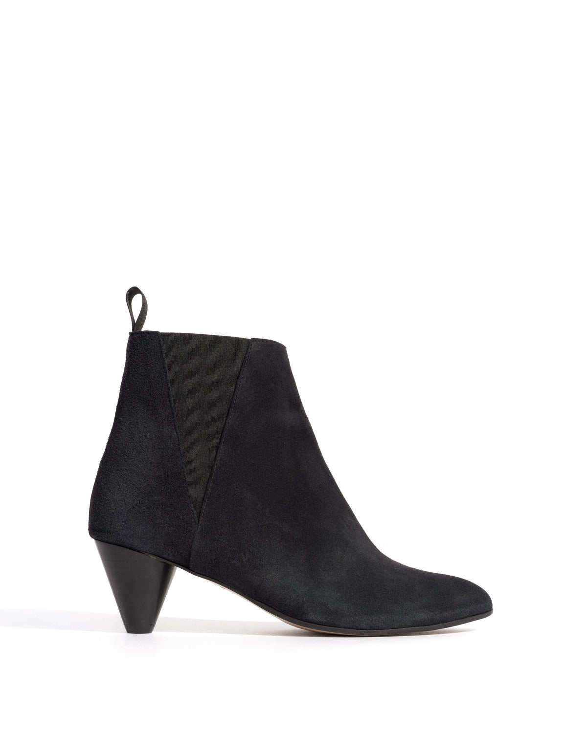 Clivia 50 cone Calf suede Off black