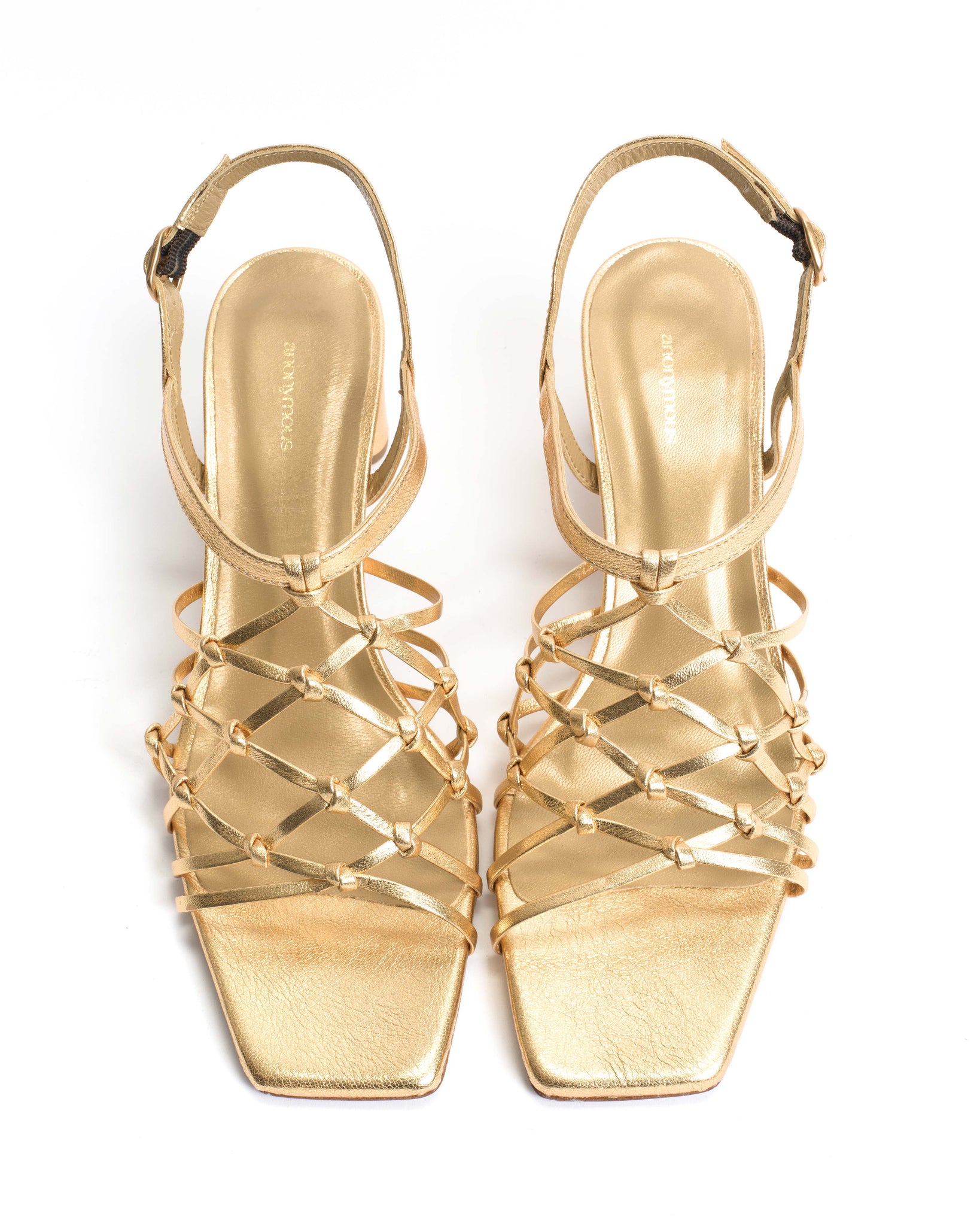Coco 60 Hand-braided leather Gold - Anonymous Copenhagen