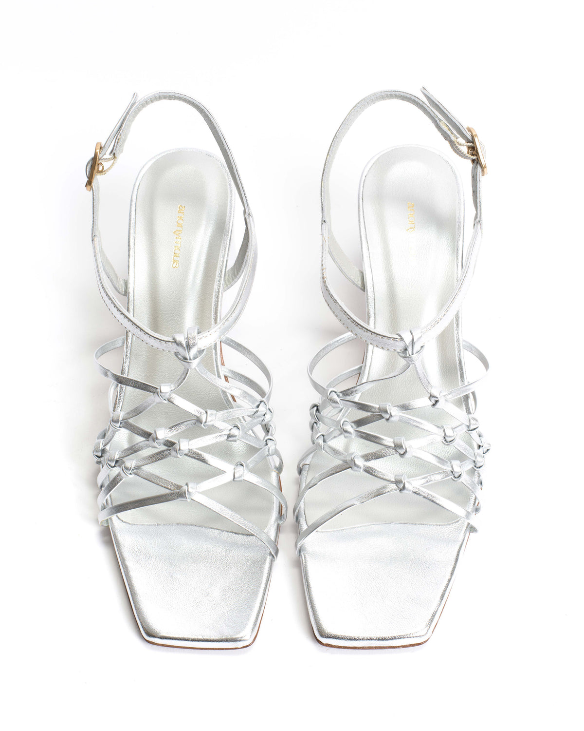 Coco 60 hand-braided Hand-braided leather Silver