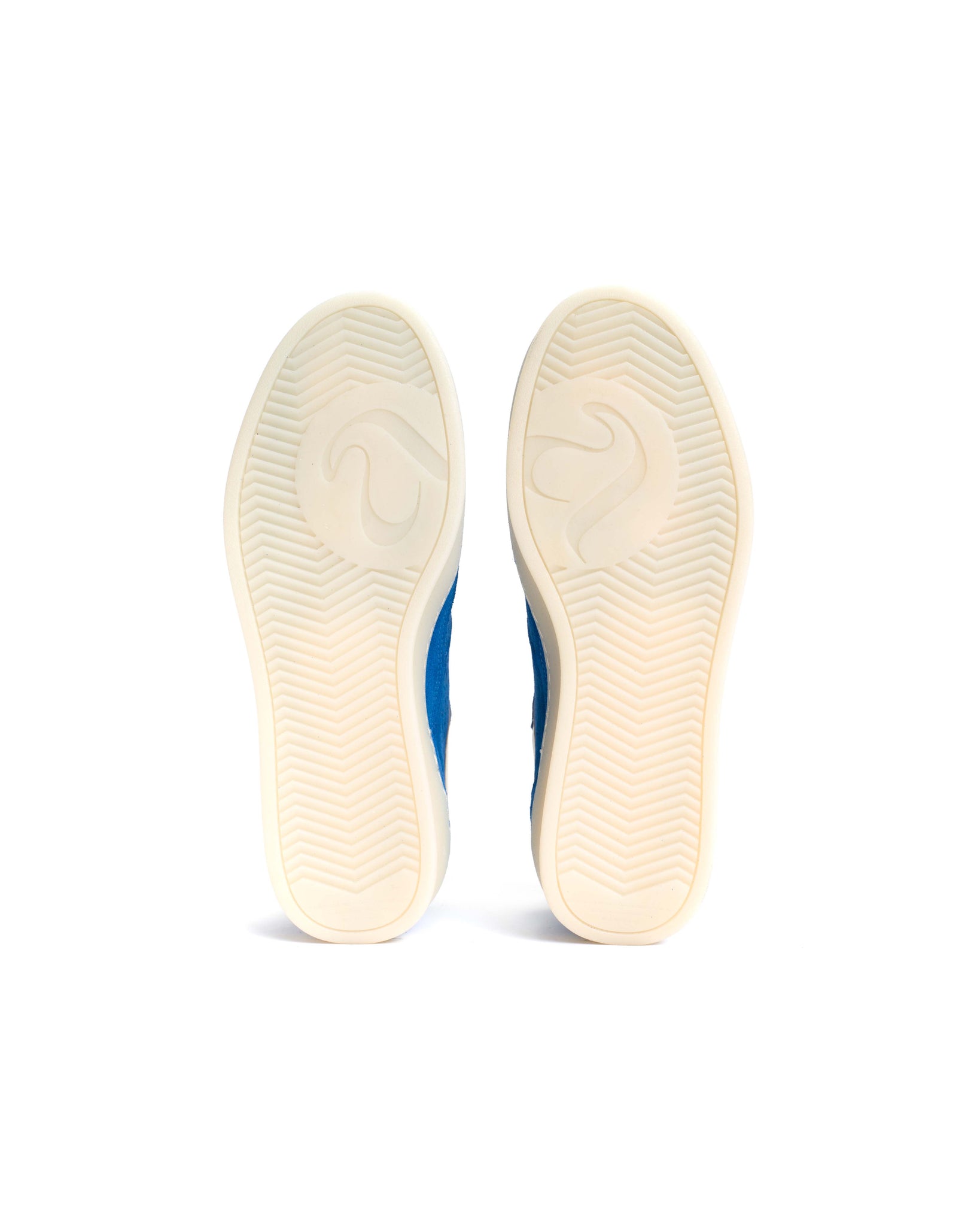 Dabbie Calf suede & sleek leather Electric blue & white sand - Anonymous Copenhagen