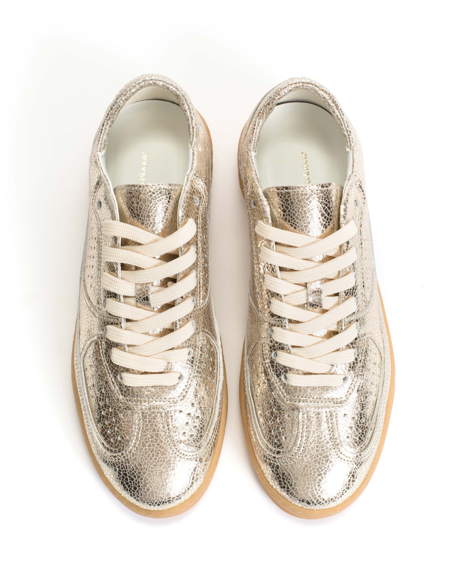 Dabbie Crackled metallic goat Champagne - Anonymous Copenhagen