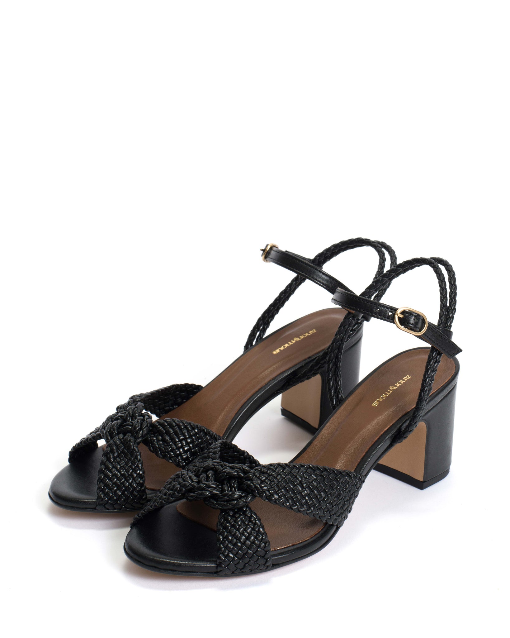 Dilaya 55 Hand-braided leather Black - Anonymous Copenhagen