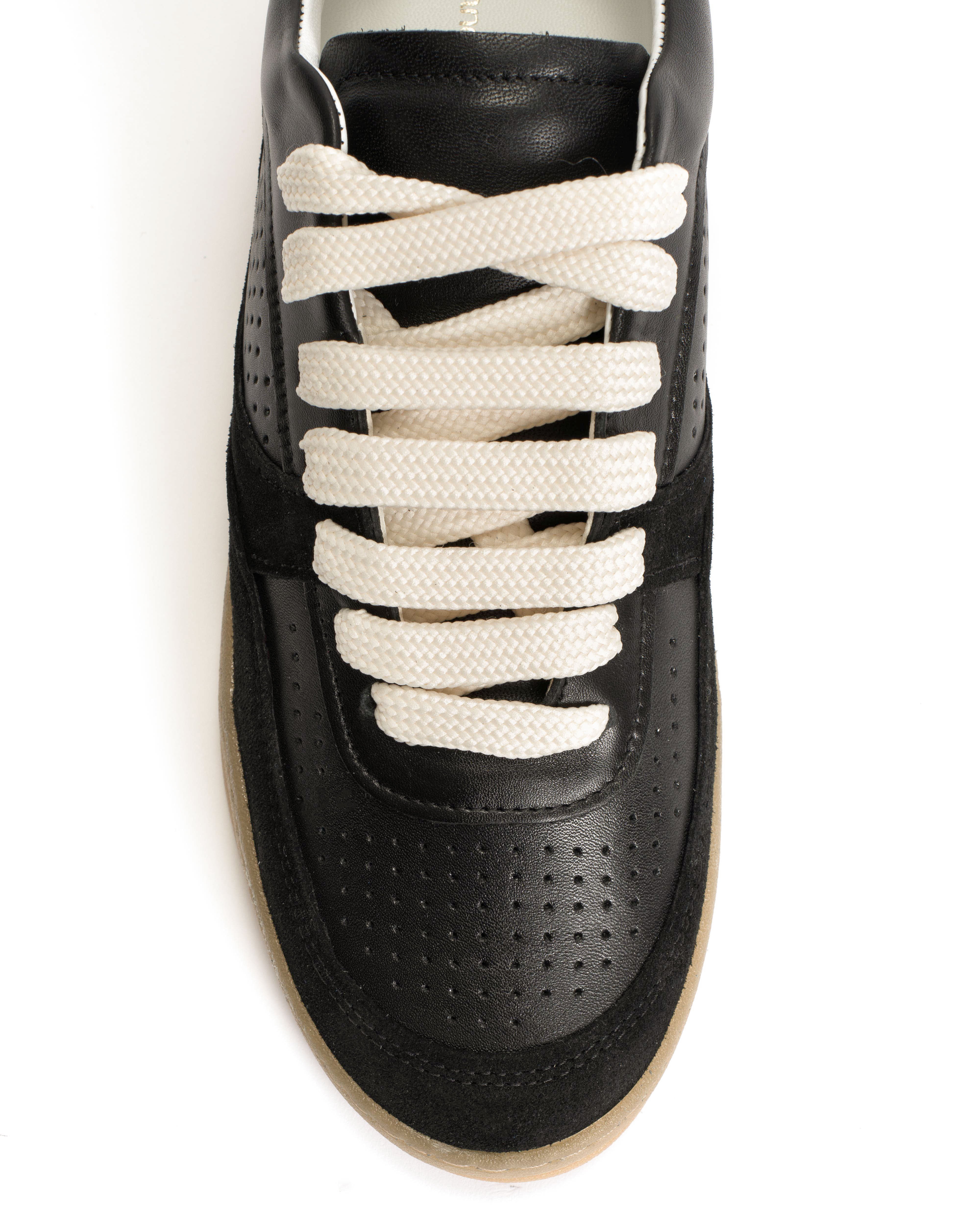 Elevate Calf suede & sleek leather leather Black
