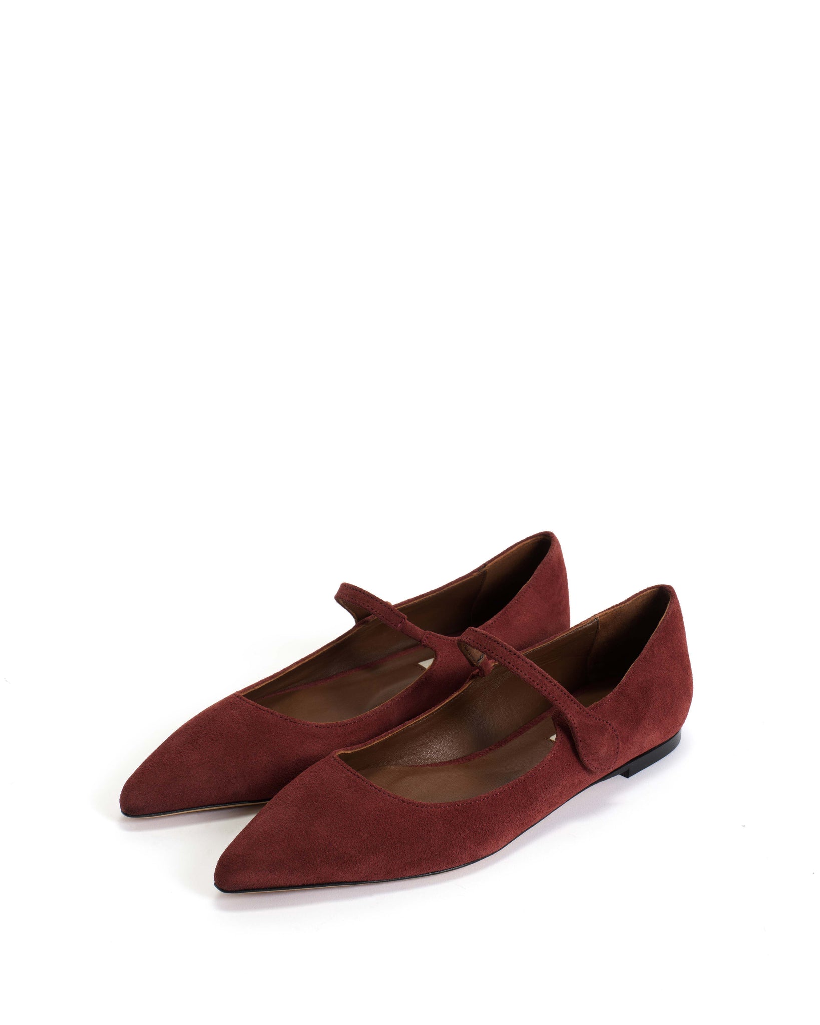 Fifi Calf suede Pomegranate - Anonymous Copenhagen