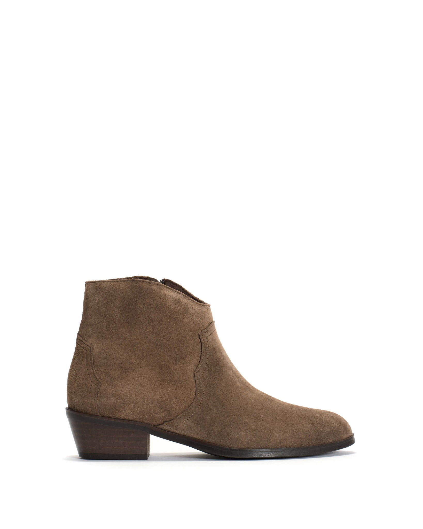 Fiona 35 Calf suede Dark taupe | Anonymous Copenhagen Official Online Store