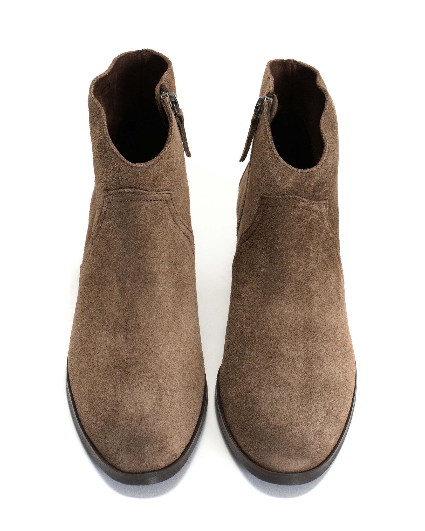 Fiona 35 Calf suede Dark taupe - Anonymous Copenhagen