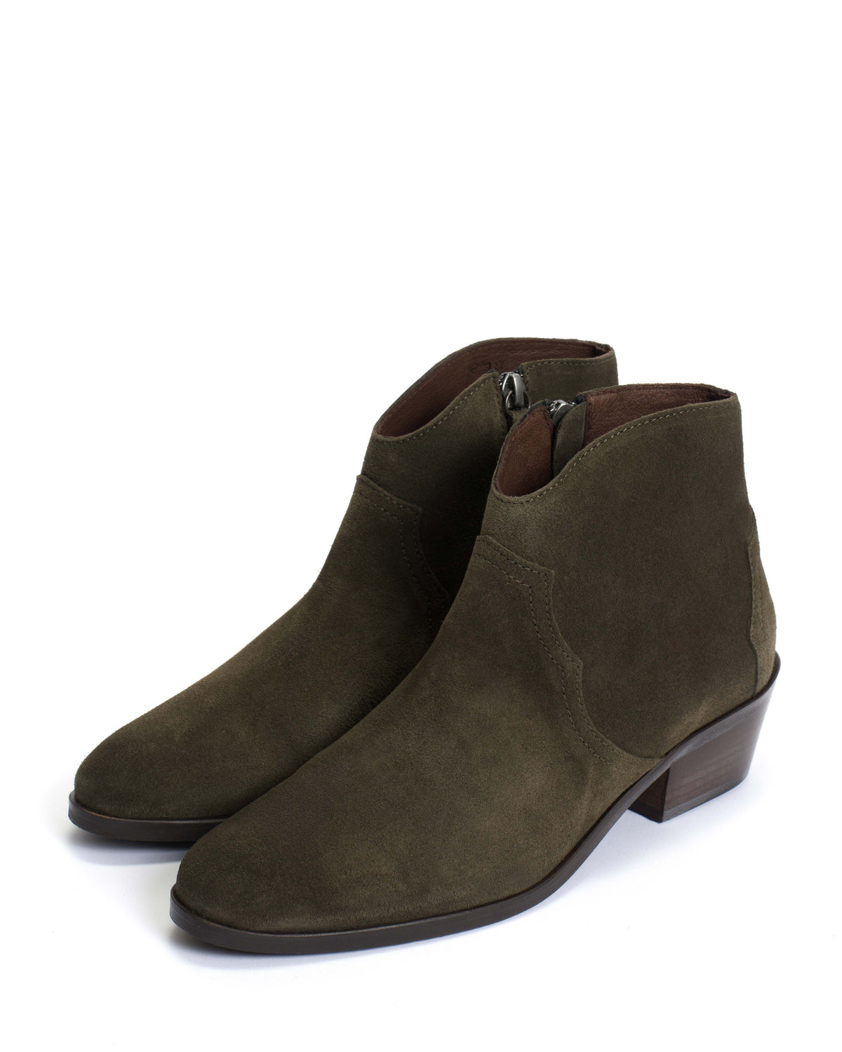 Fiona 35 Calf suede Moss green