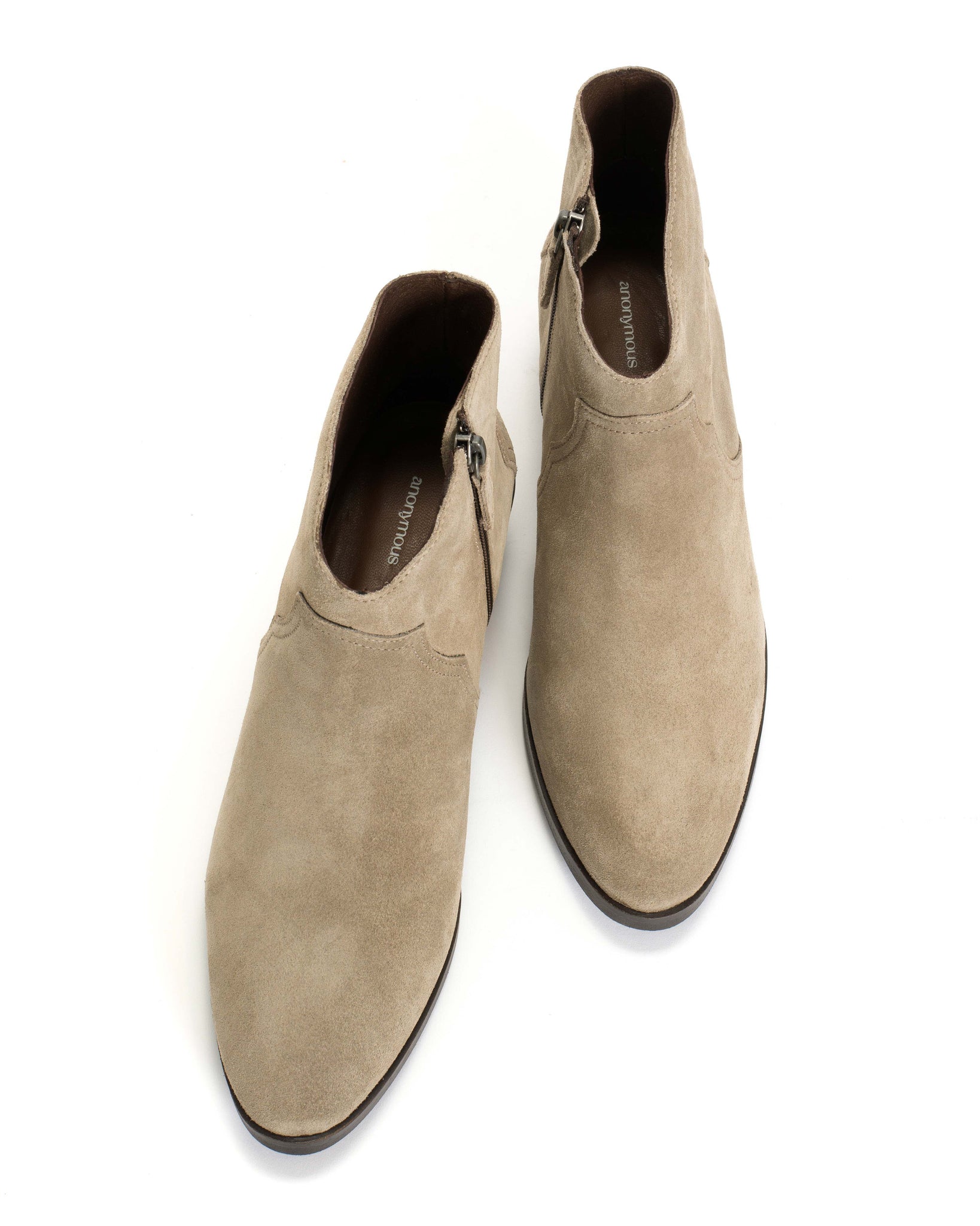 Fiona 35 Calf Suede Sage grey - Anonymous Copenhagen