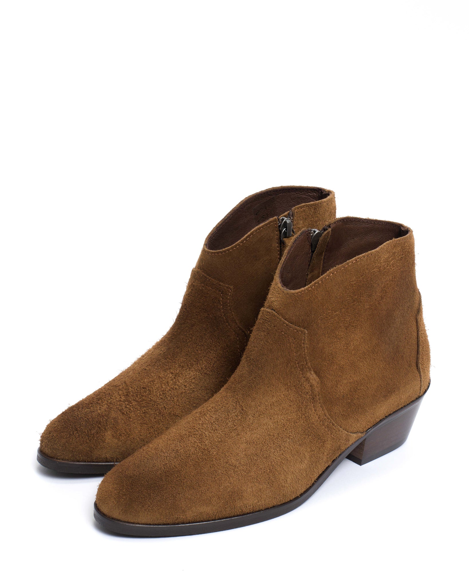Fiona 35 Plushed calf suede Cinnamon - Anonymous Copenhagen