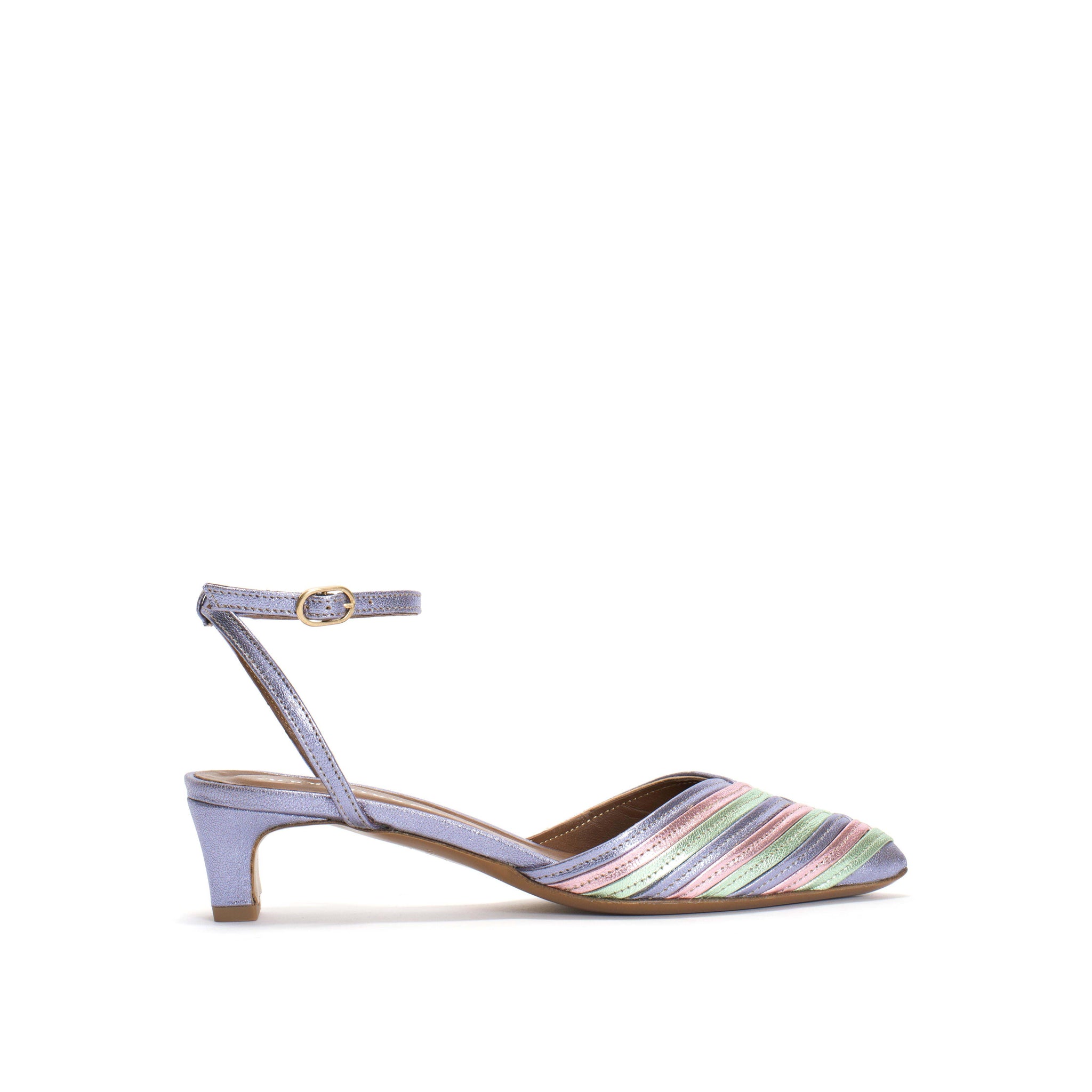 Givia 40 Metallic goat Purple, pink & green - Anonymous Copenhagen