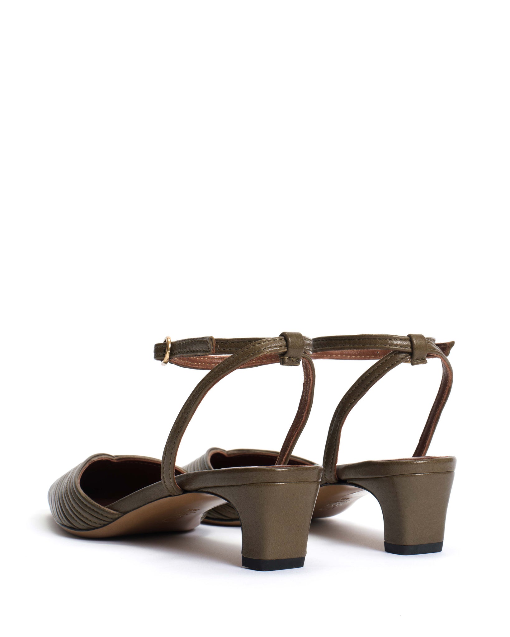 Givia 40 Shiny lamb Olive green - Anonymous Copenhagen