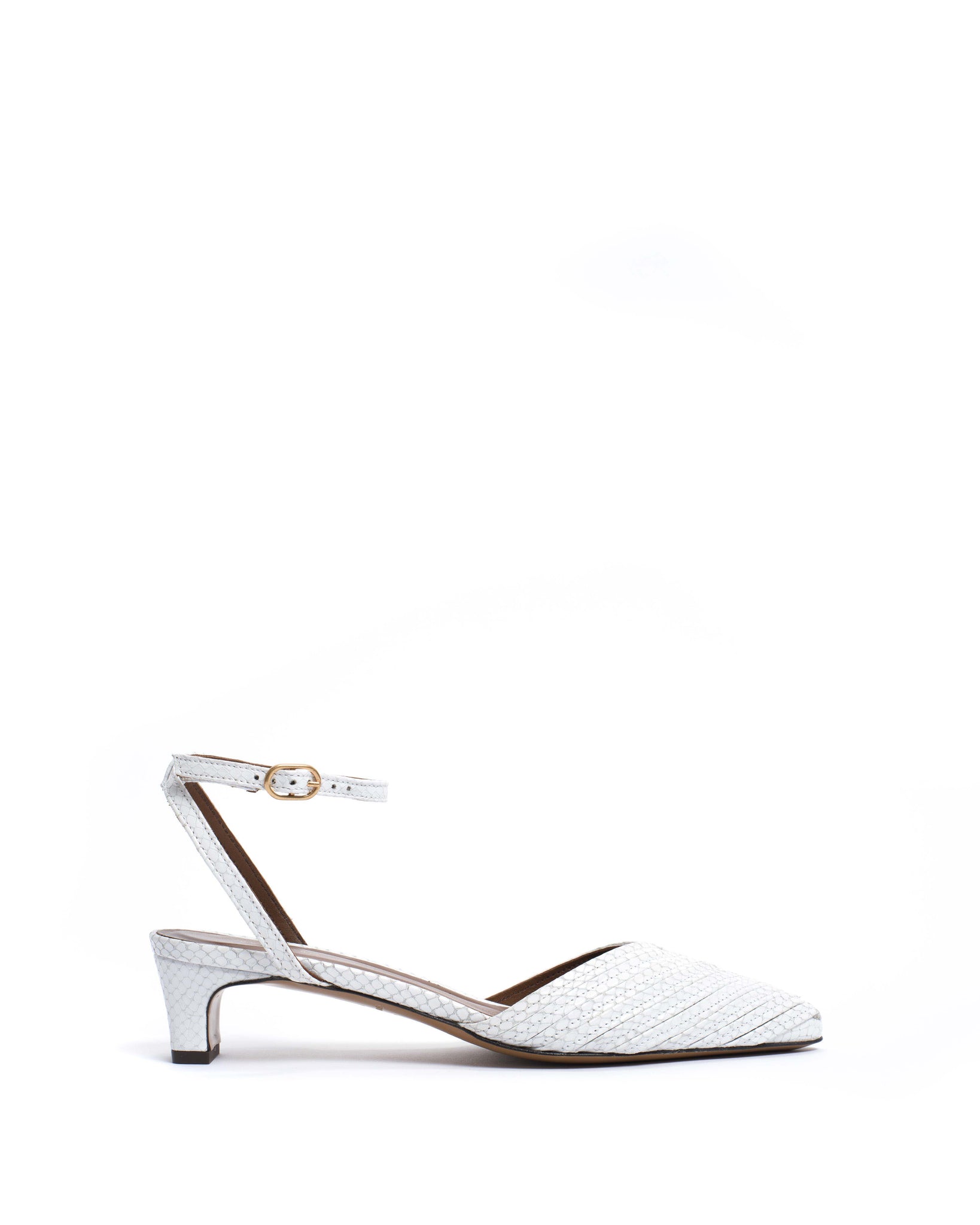 Givia 40 Snake calf White - Anonymous Copenhagen