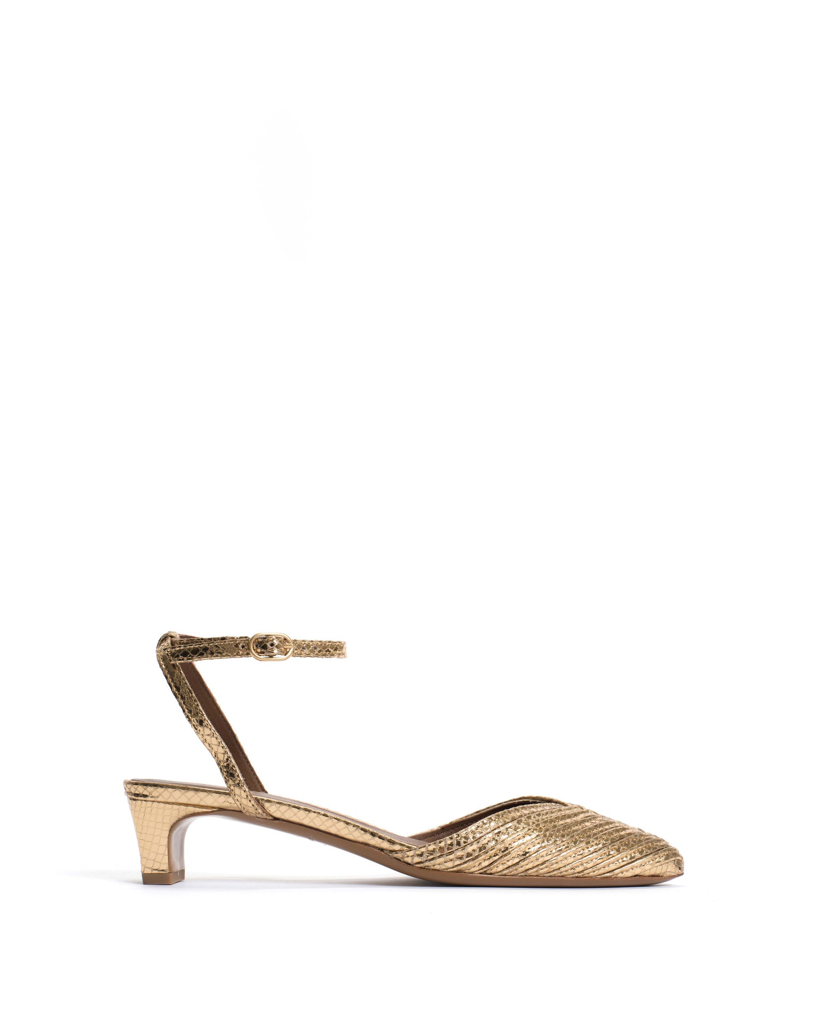 Givia 40 Snake metallic calf Gold - Anonymous Copenhagen