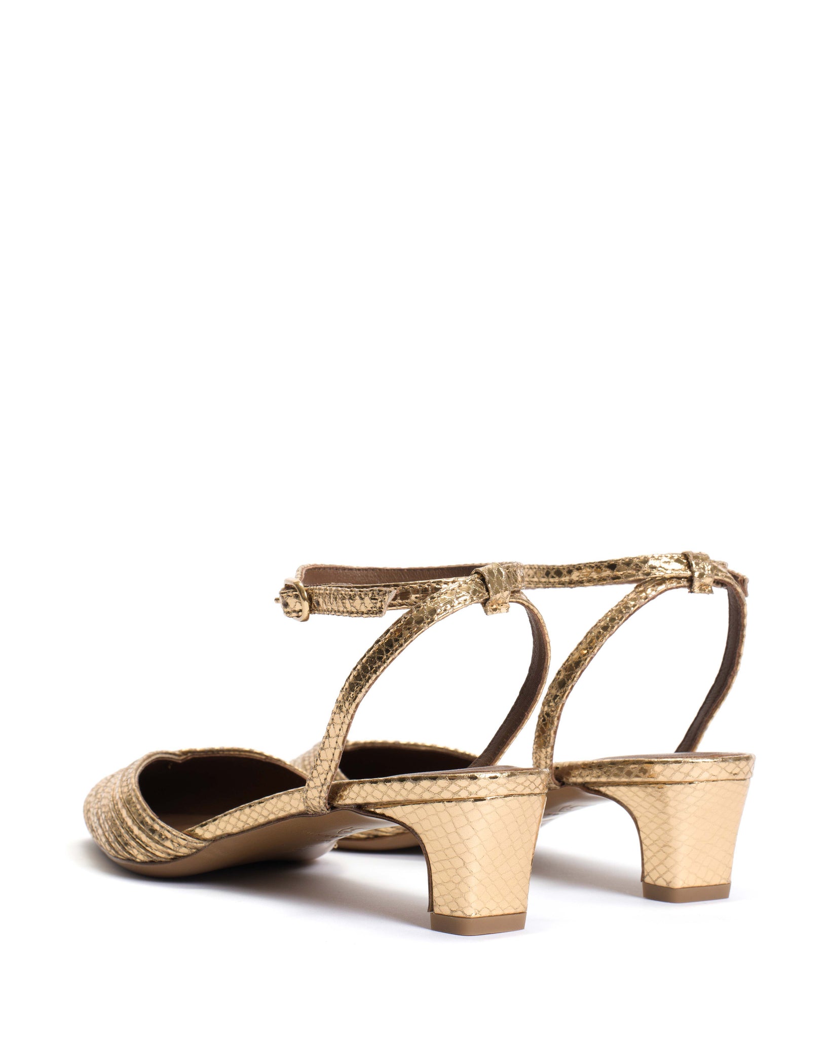 Givia 40 Snake metallic calf Gold - Anonymous Copenhagen