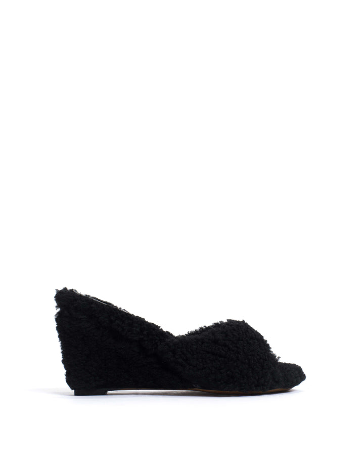 anonymous copenhagen Gwen shearling Lamb shearling Black