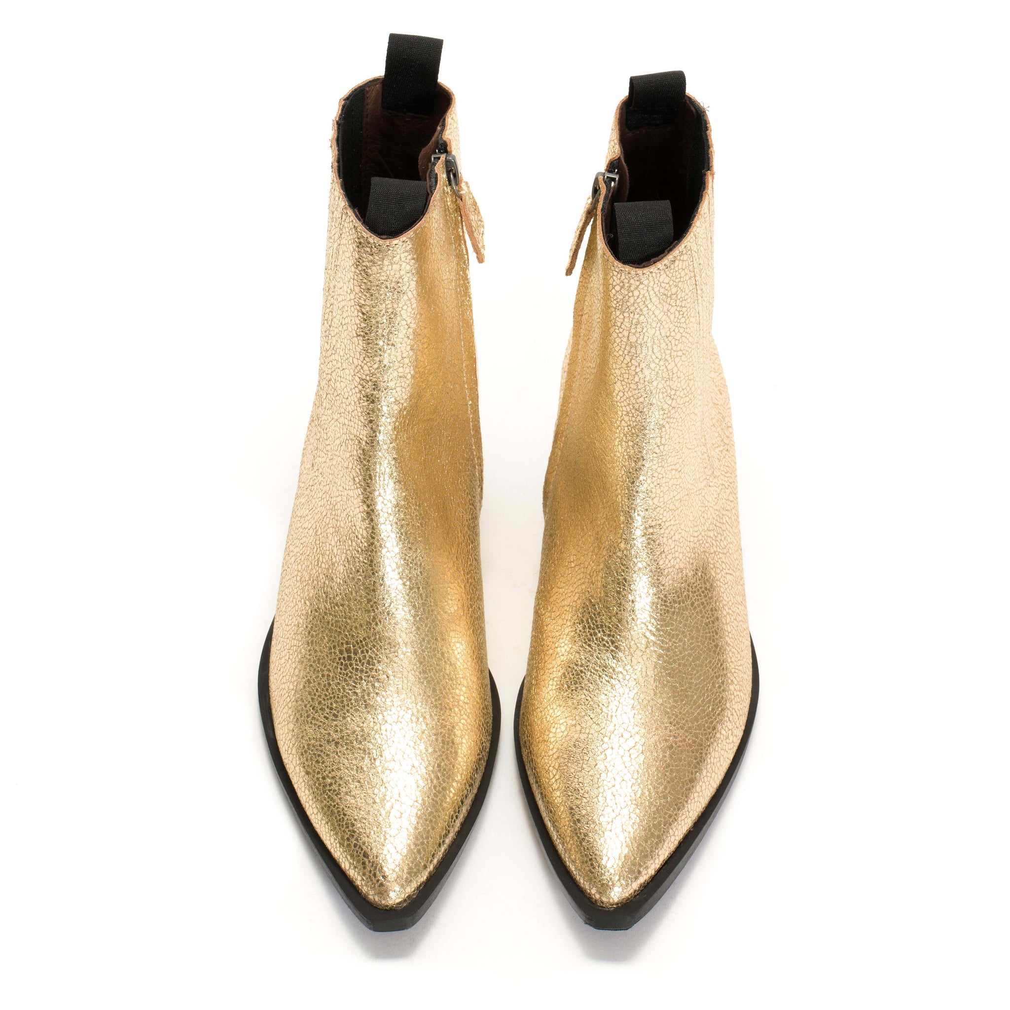 Hachi Crackled metallic goat Gold - Anonymous Copenhagen