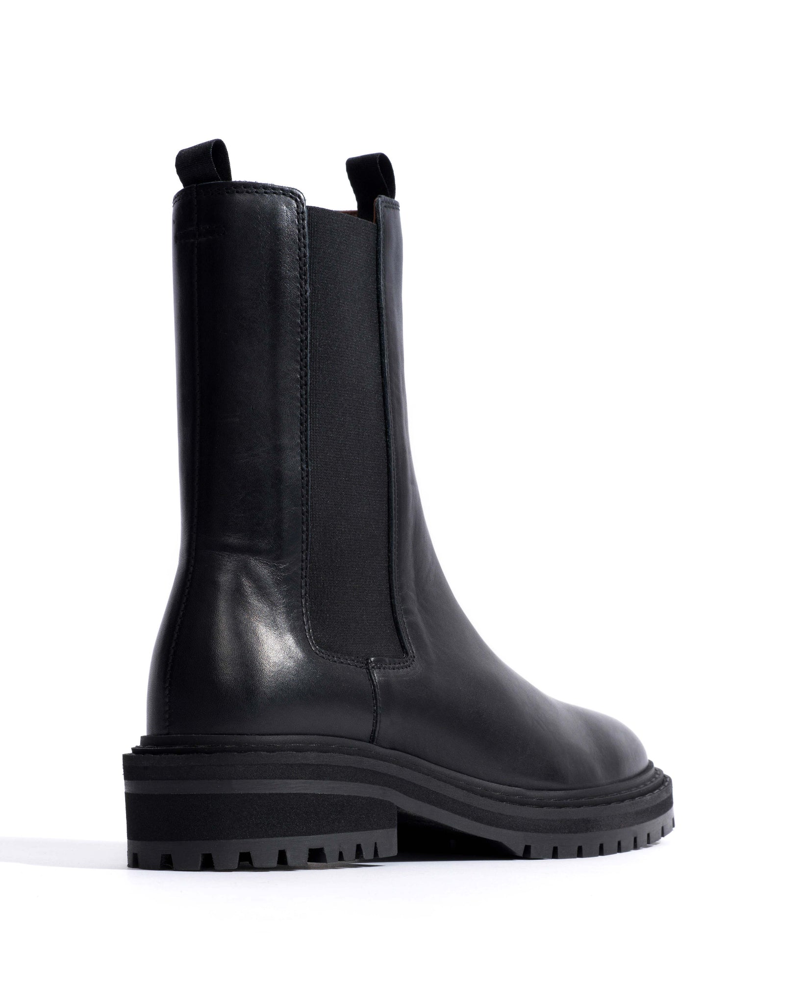 Haily high cut Soft calf Black