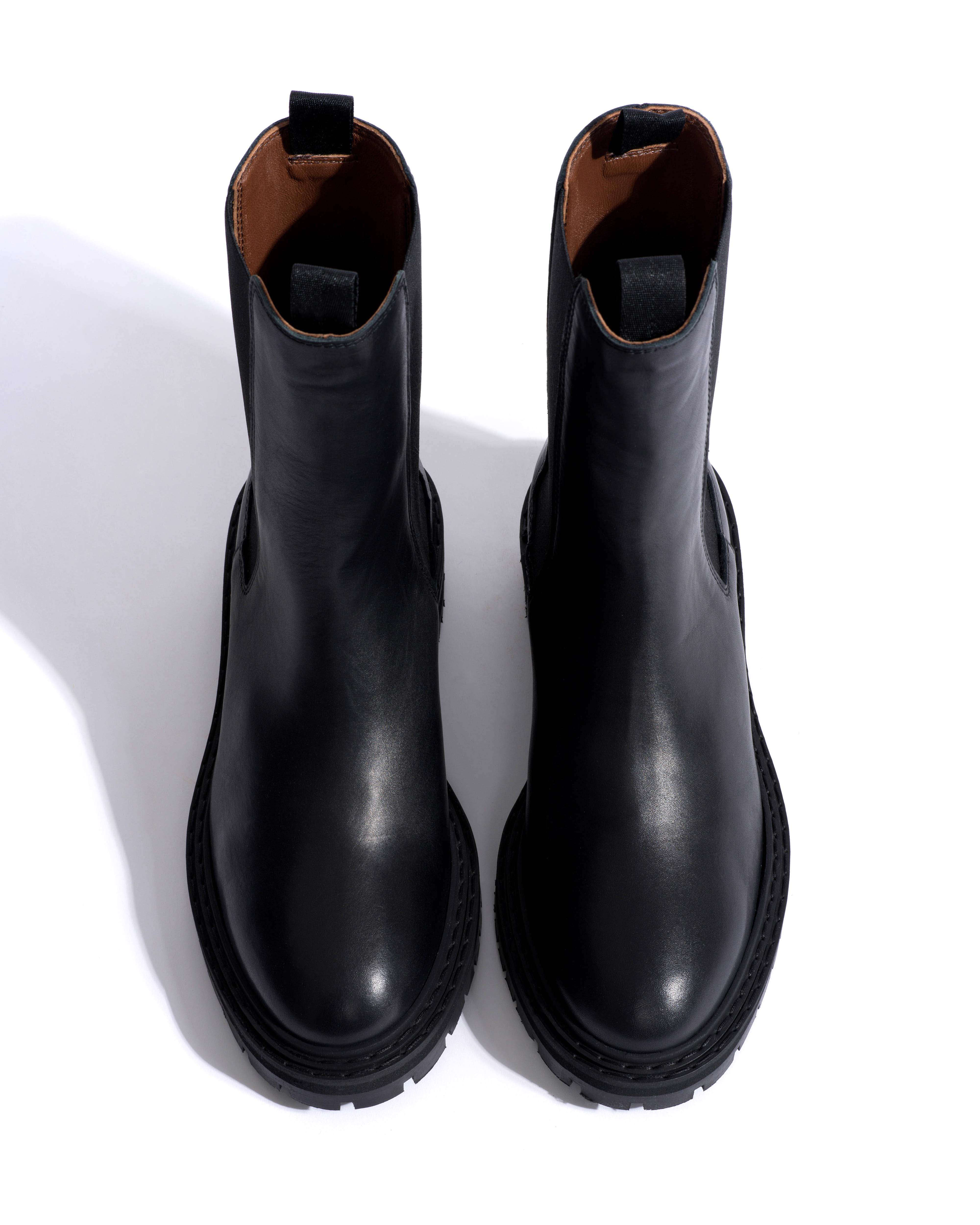 Haily high cut Soft calf Black
