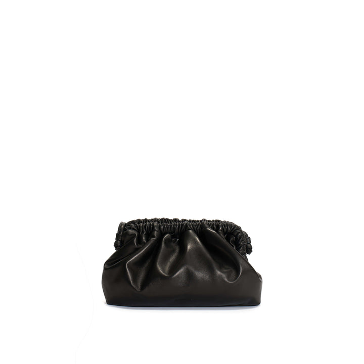 anonymous copenhagen Hally petite cloud bag Shiny lamb Black