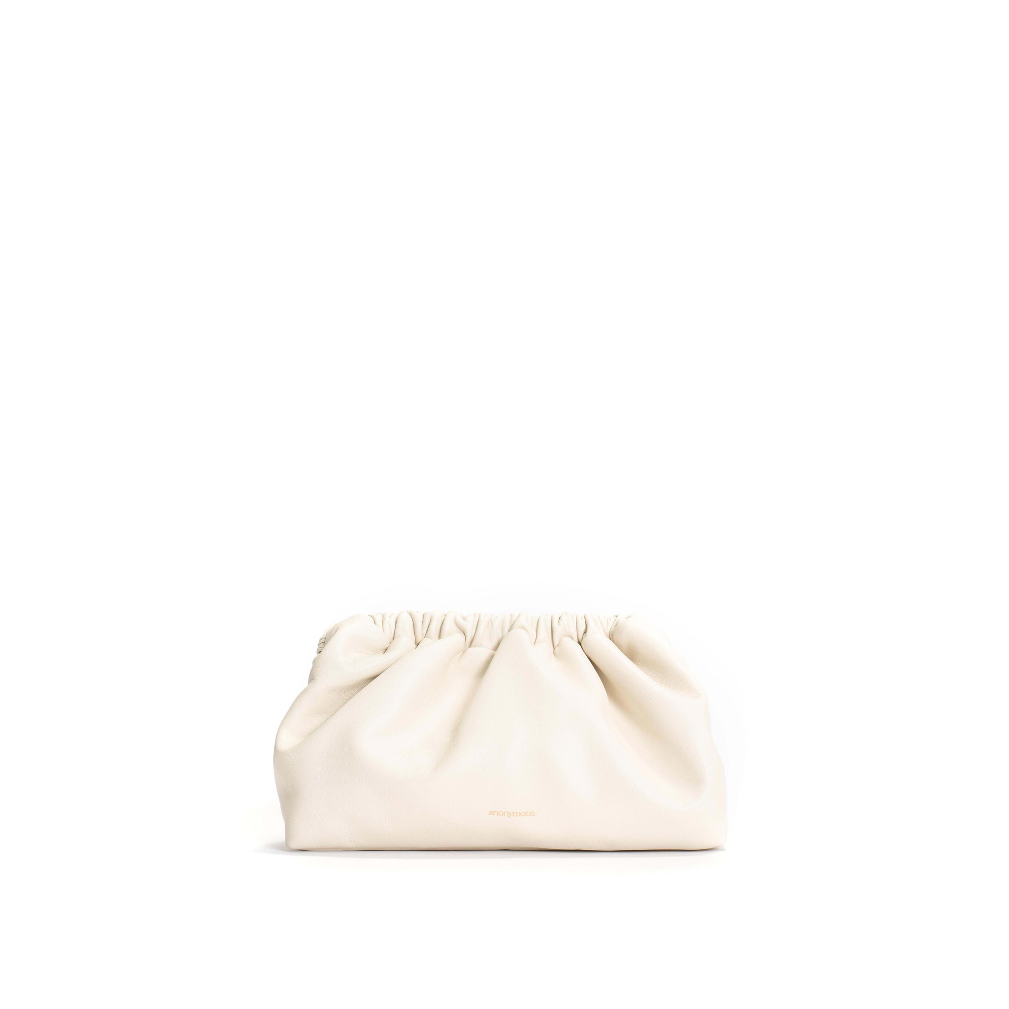 Hally petite cloud bag Shiny lamb Milk white - Anonymous Copenhagen