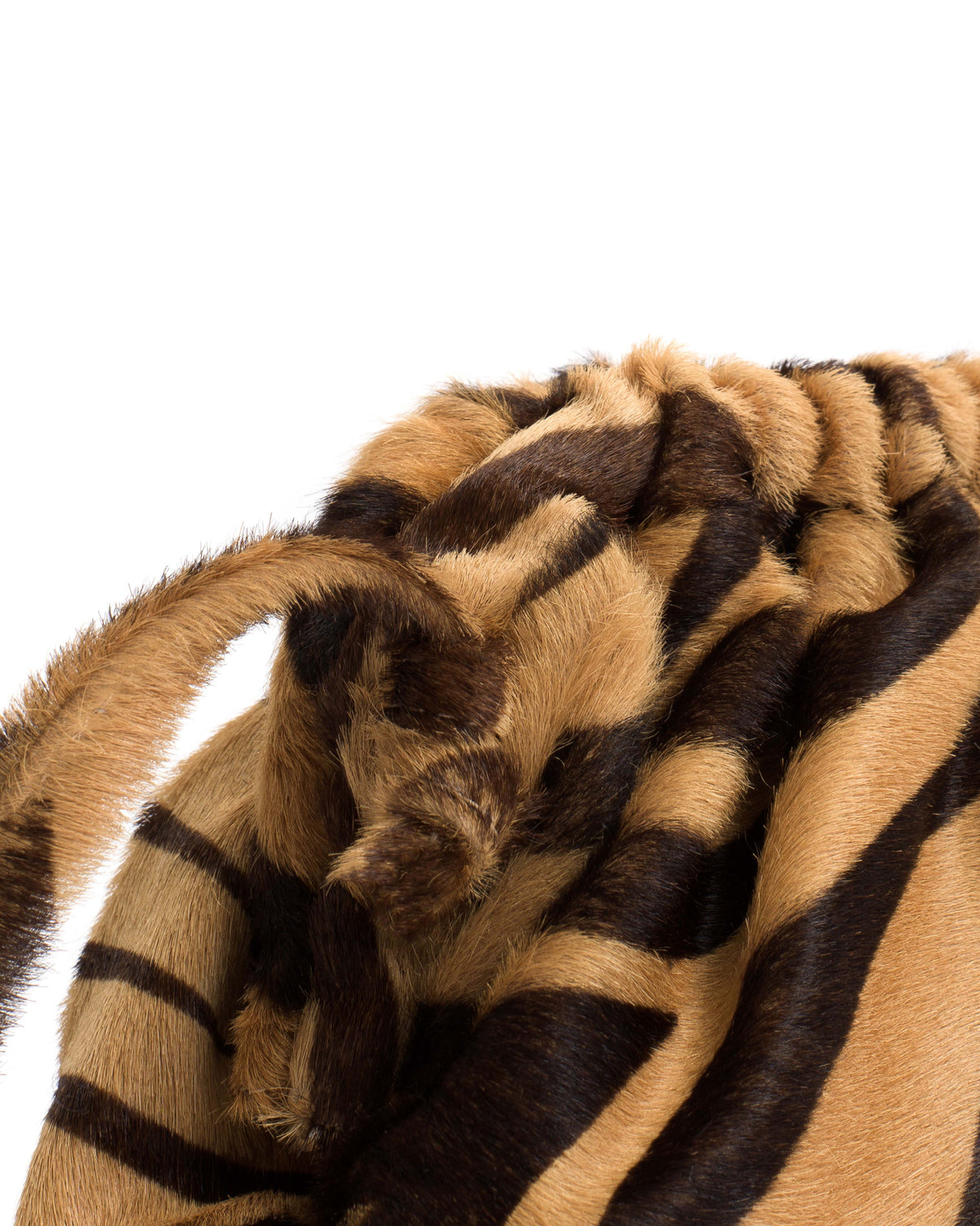 Hally classic cloud bag Calf hair Tiger