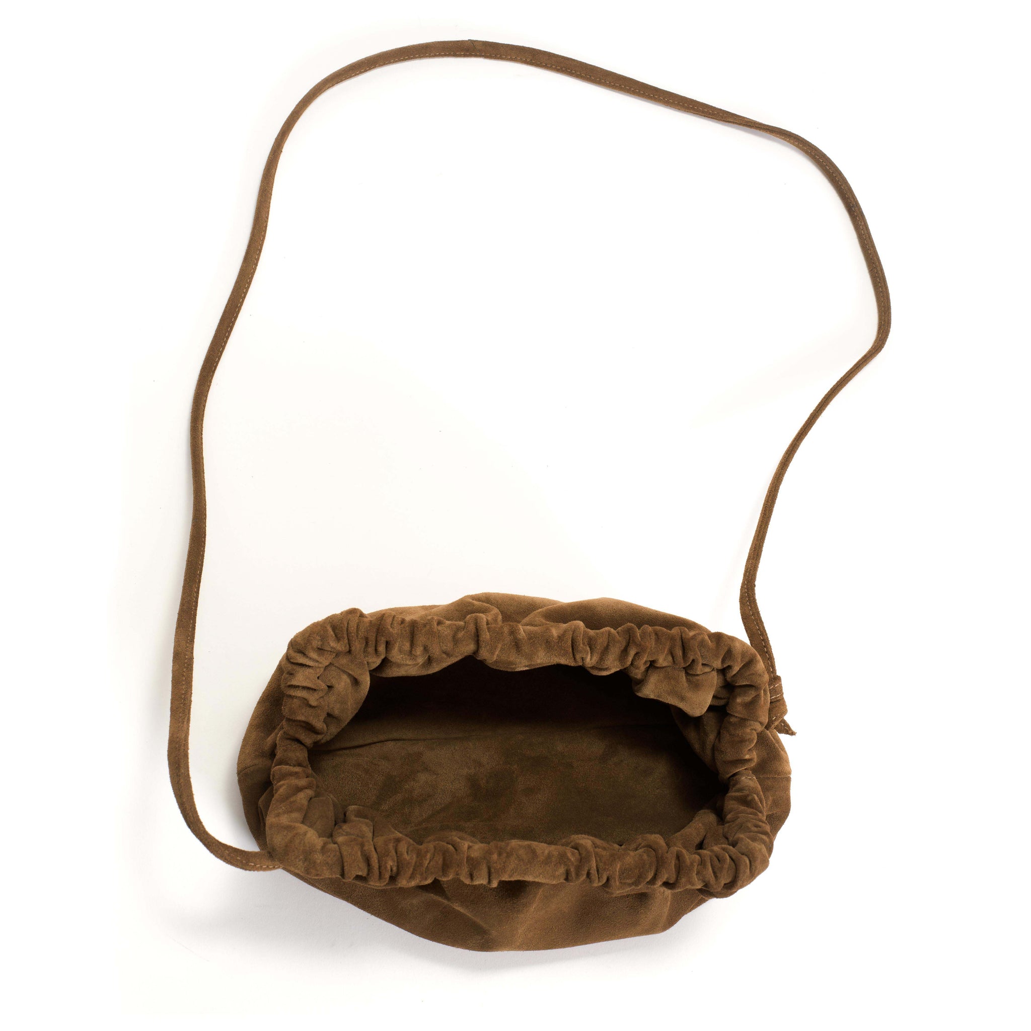 Hally grand cloud bag Calf suede Cinnamon - Anonymous Copenhagen