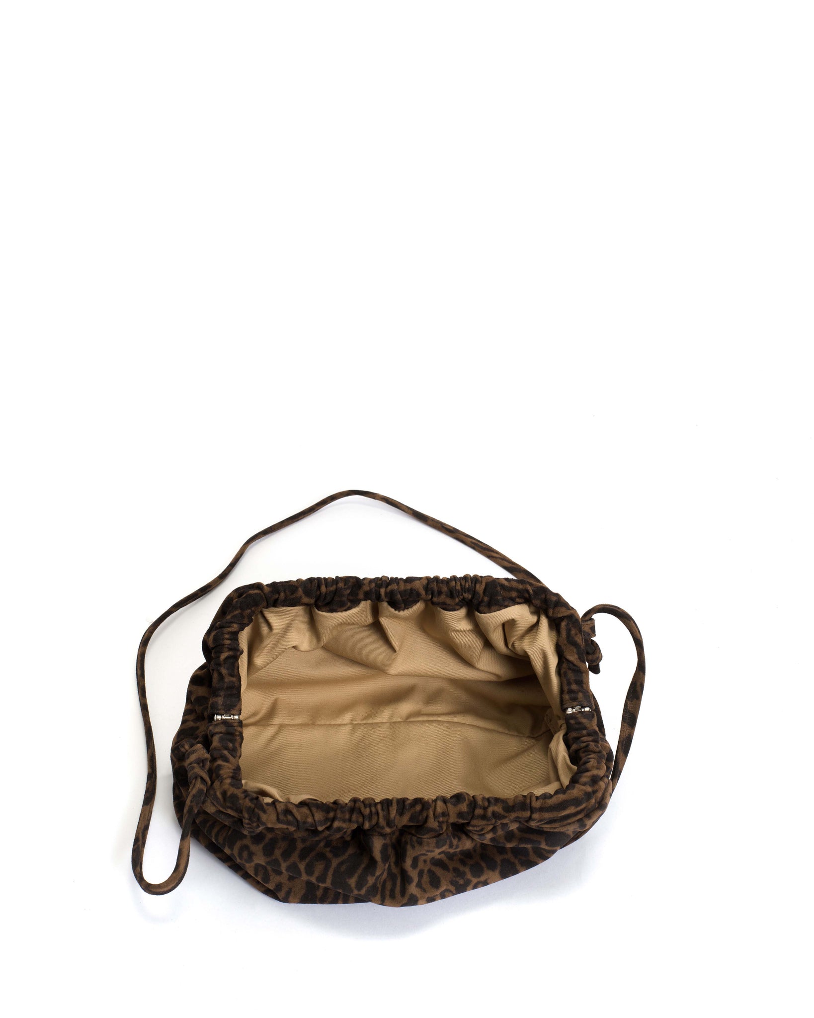 Hally grand cloud bag Calf suede print Jaguar - Anonymous Copenhagen
