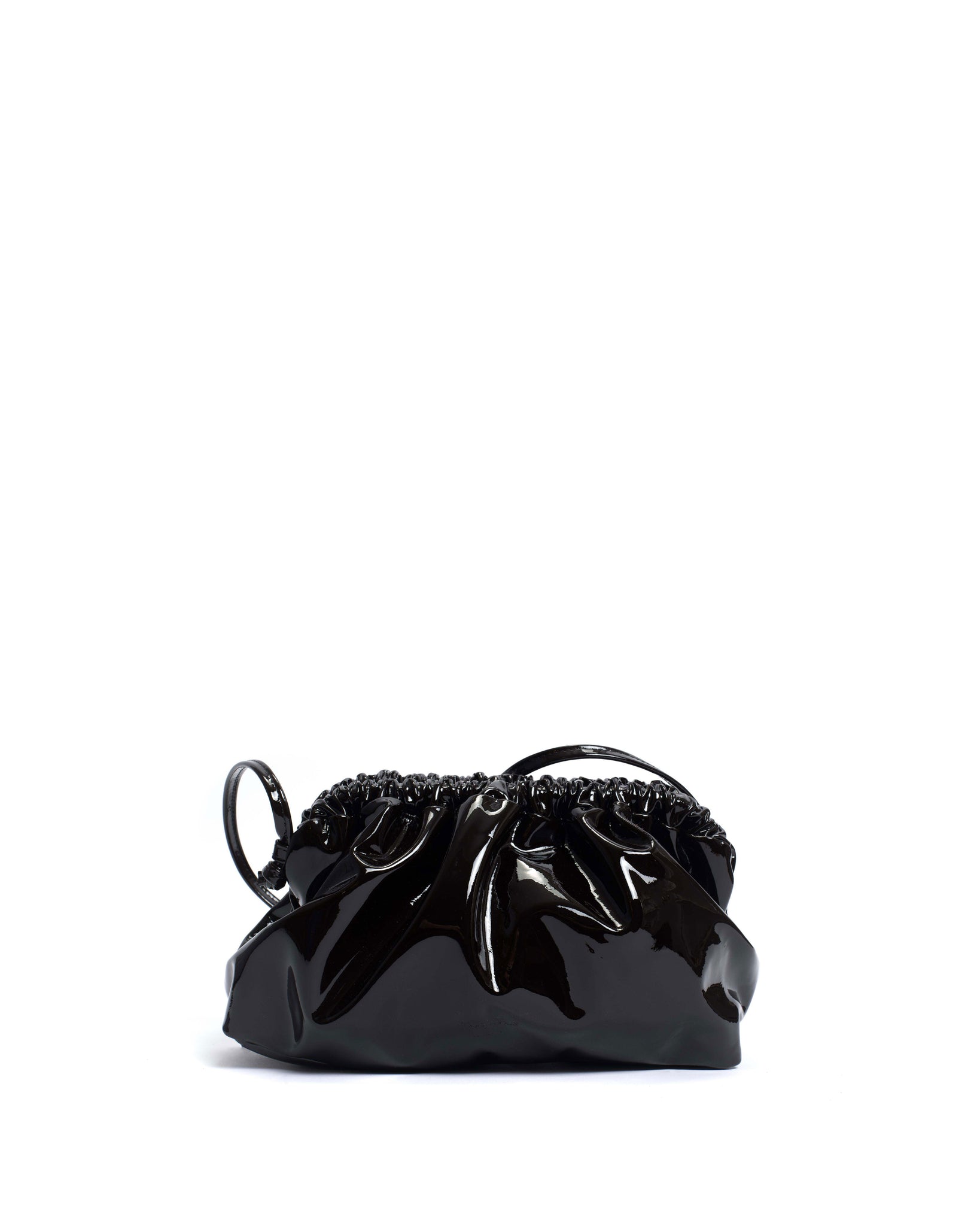 Hally grand cloud bag Polished soft calf Black - Anonymous Copenhagen