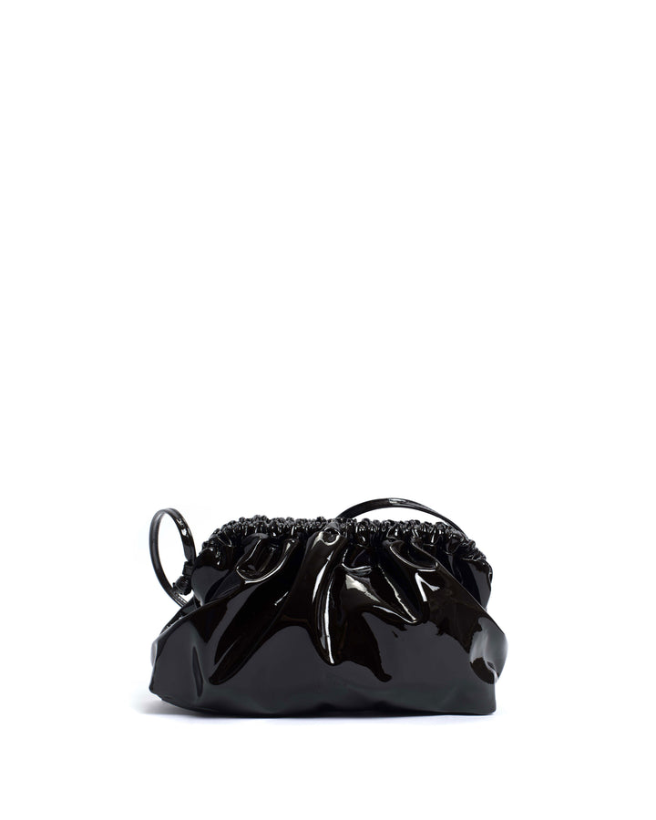 anonymous copenhagen Hally grand cloud bag Polished soft calf Black