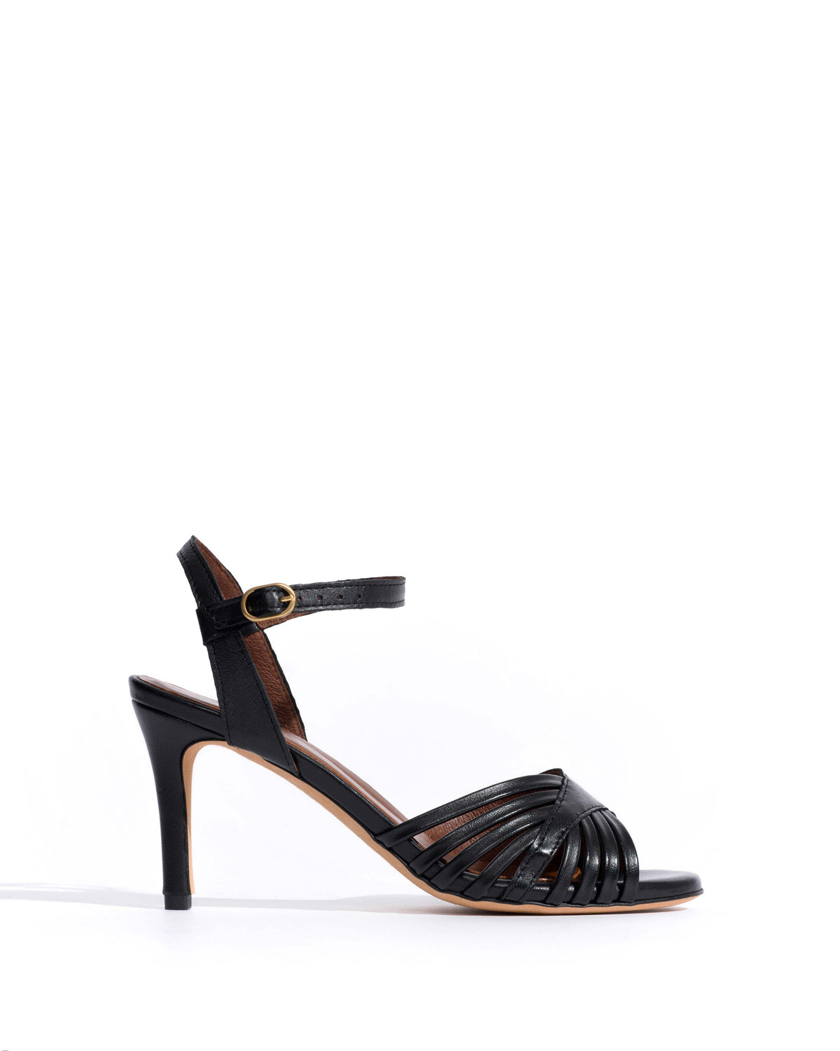 Hermine 75 Shiny lamb Black
