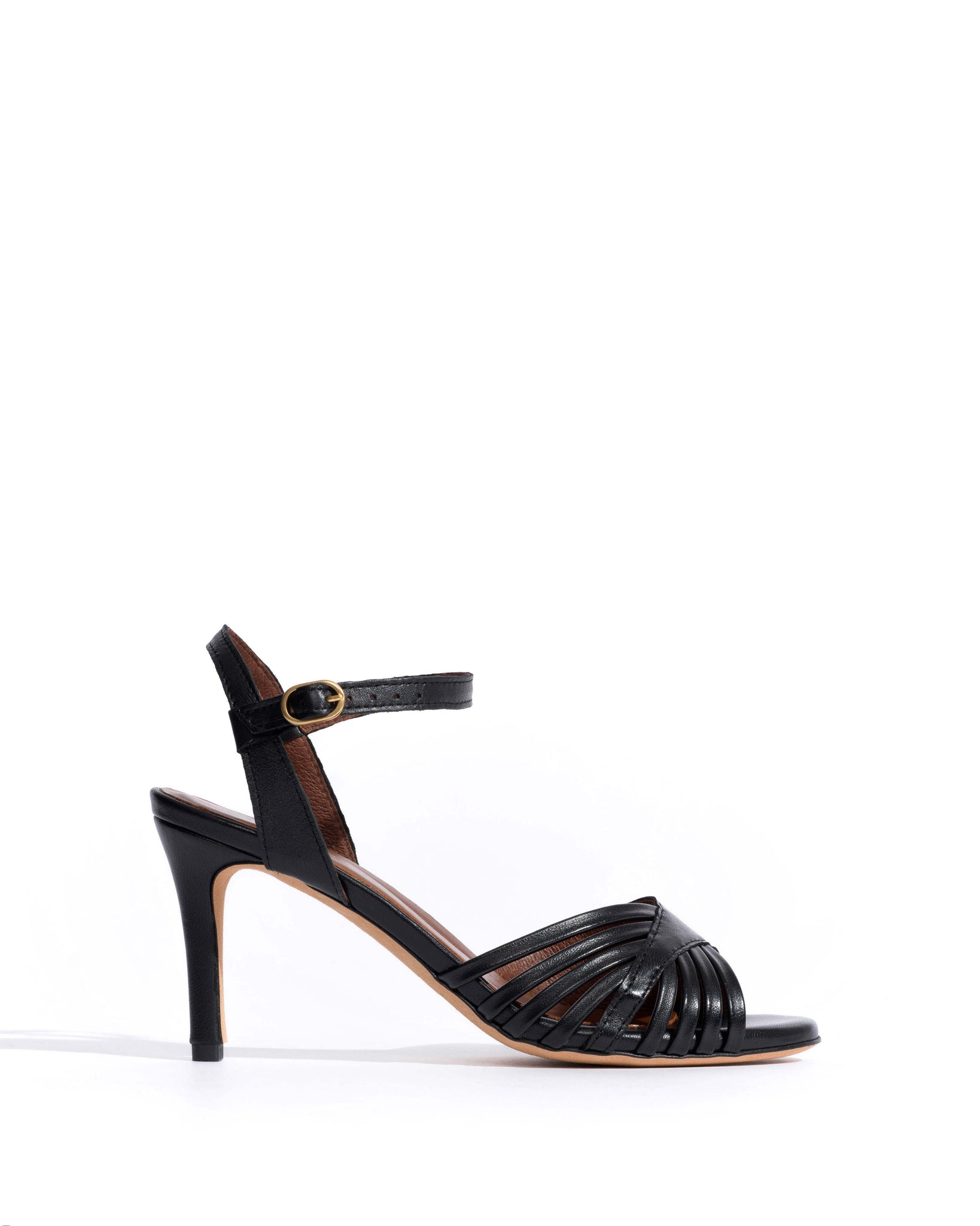 Hermine 75 Shiny lamb Black