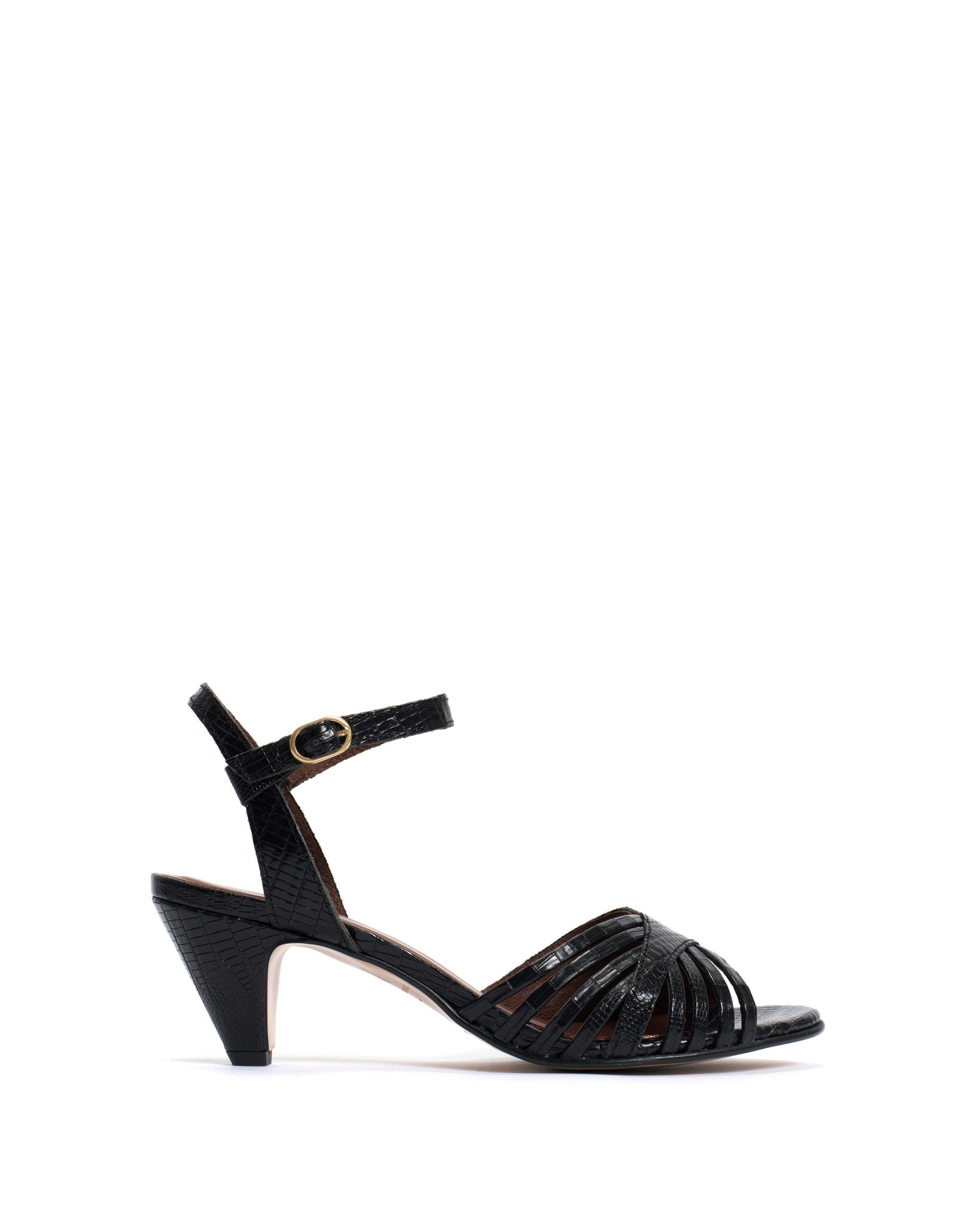 Hermine Calf lizard Black - Anonymous Copenhagen