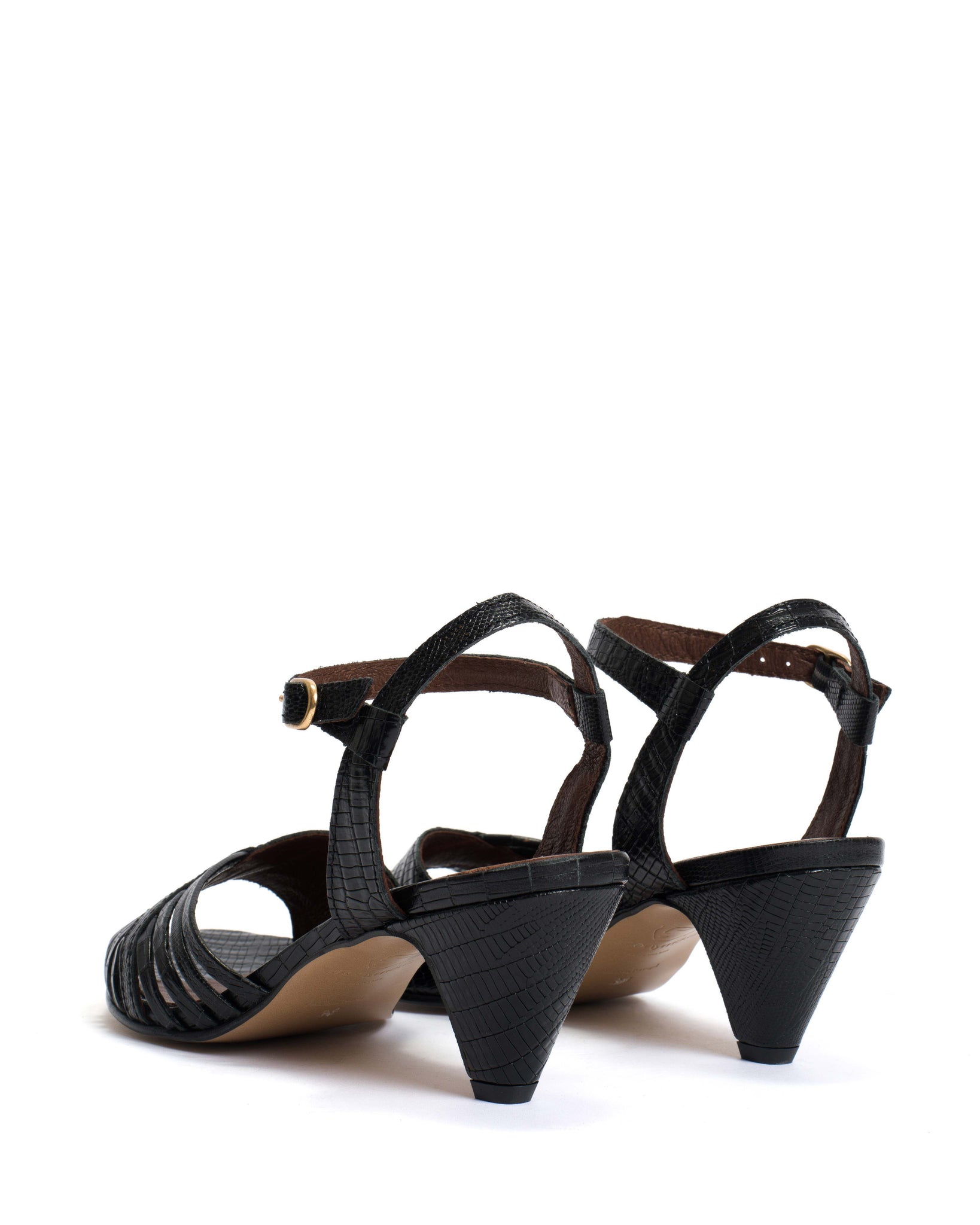 Hermine Calf lizard Black - Anonymous Copenhagen
