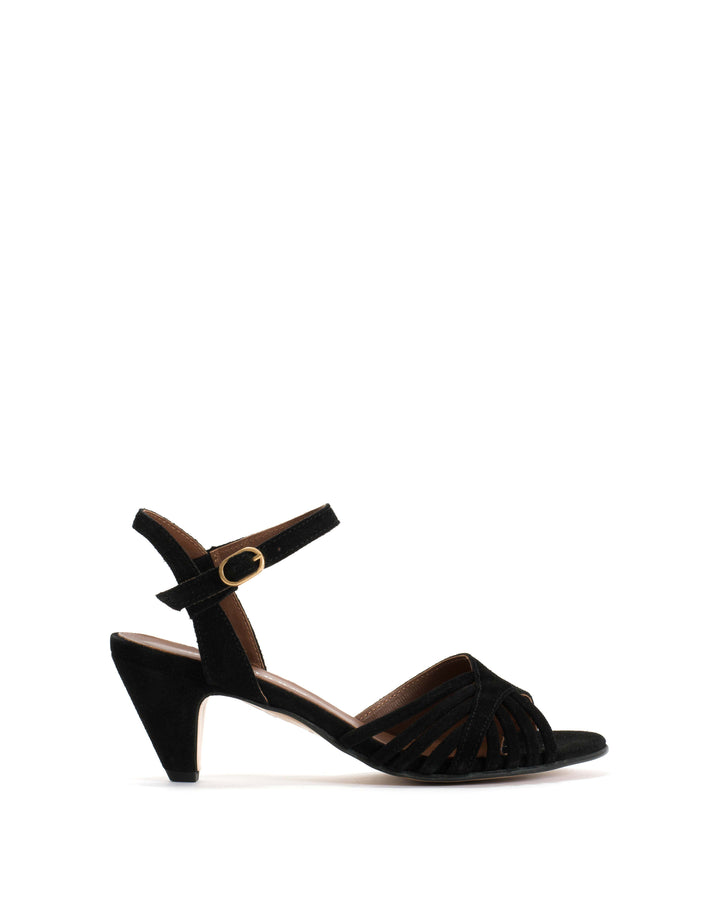 anonymous copenhagen Hermine Calf suede Black