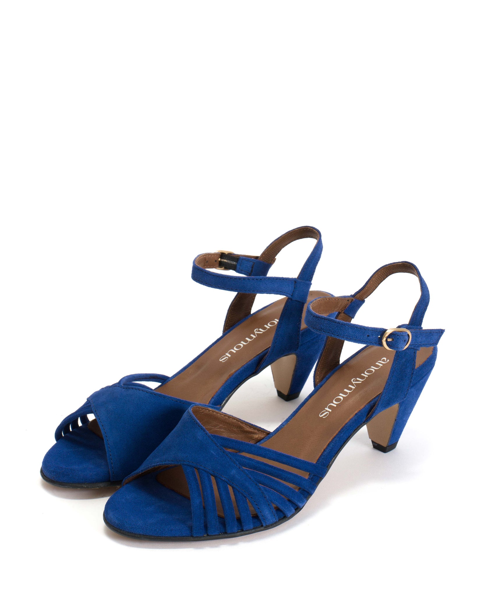 Hermine Calf suede Electric blue - Anonymous Copenhagen