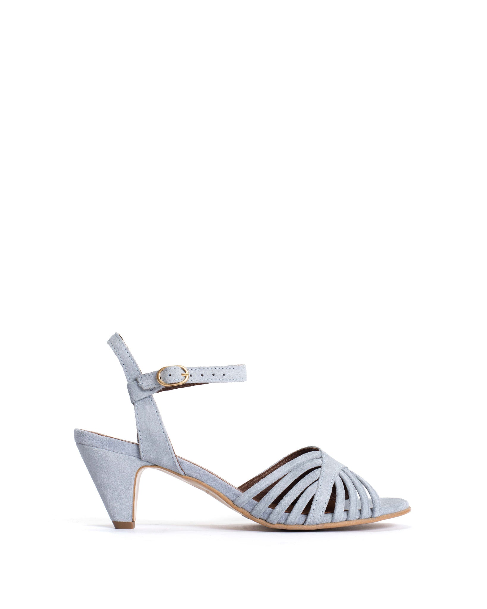 Hermine Calf suede Lichen blue - Anonymous Copenhagen