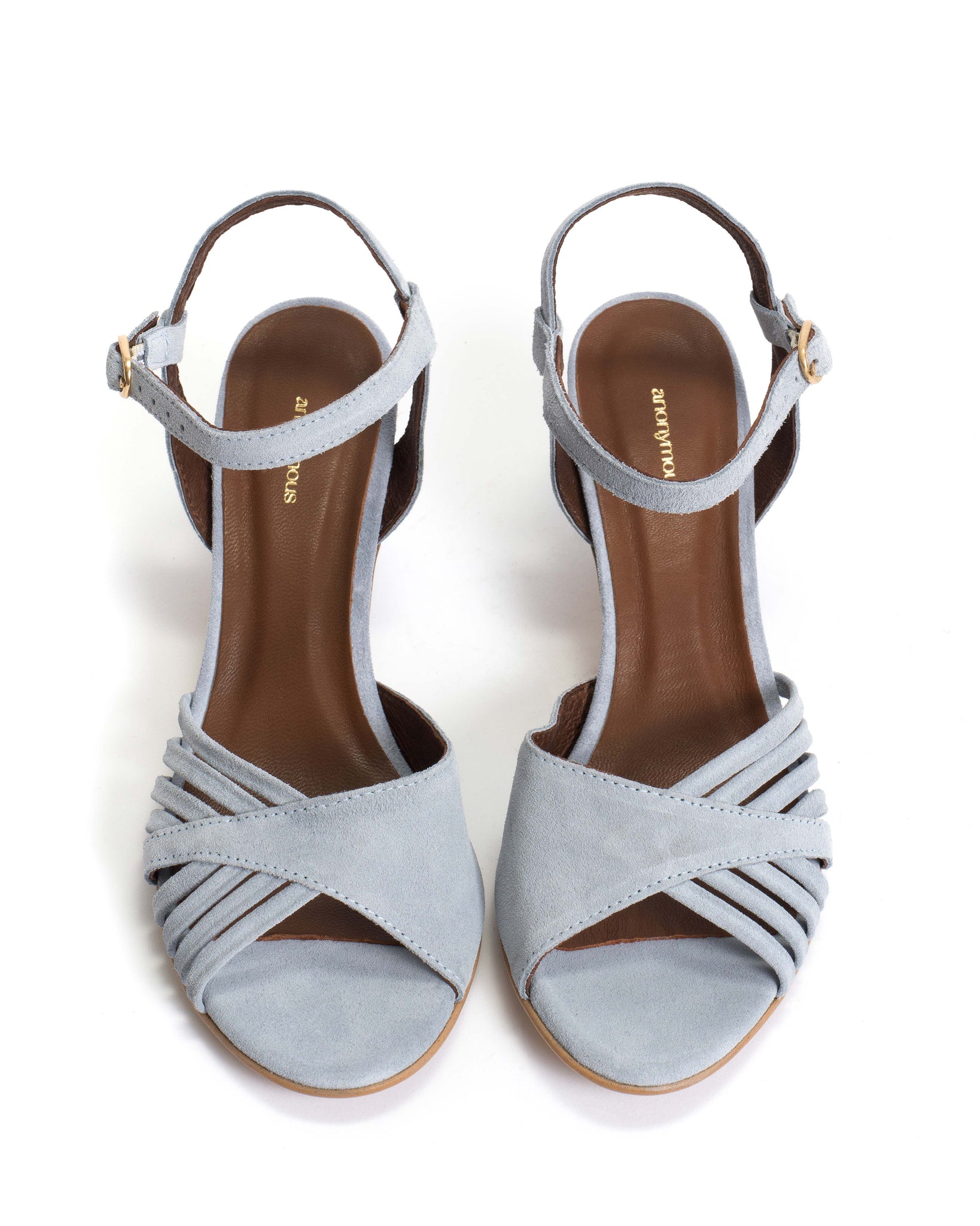 Hermine Calf suede Lichen blue - Anonymous Copenhagen