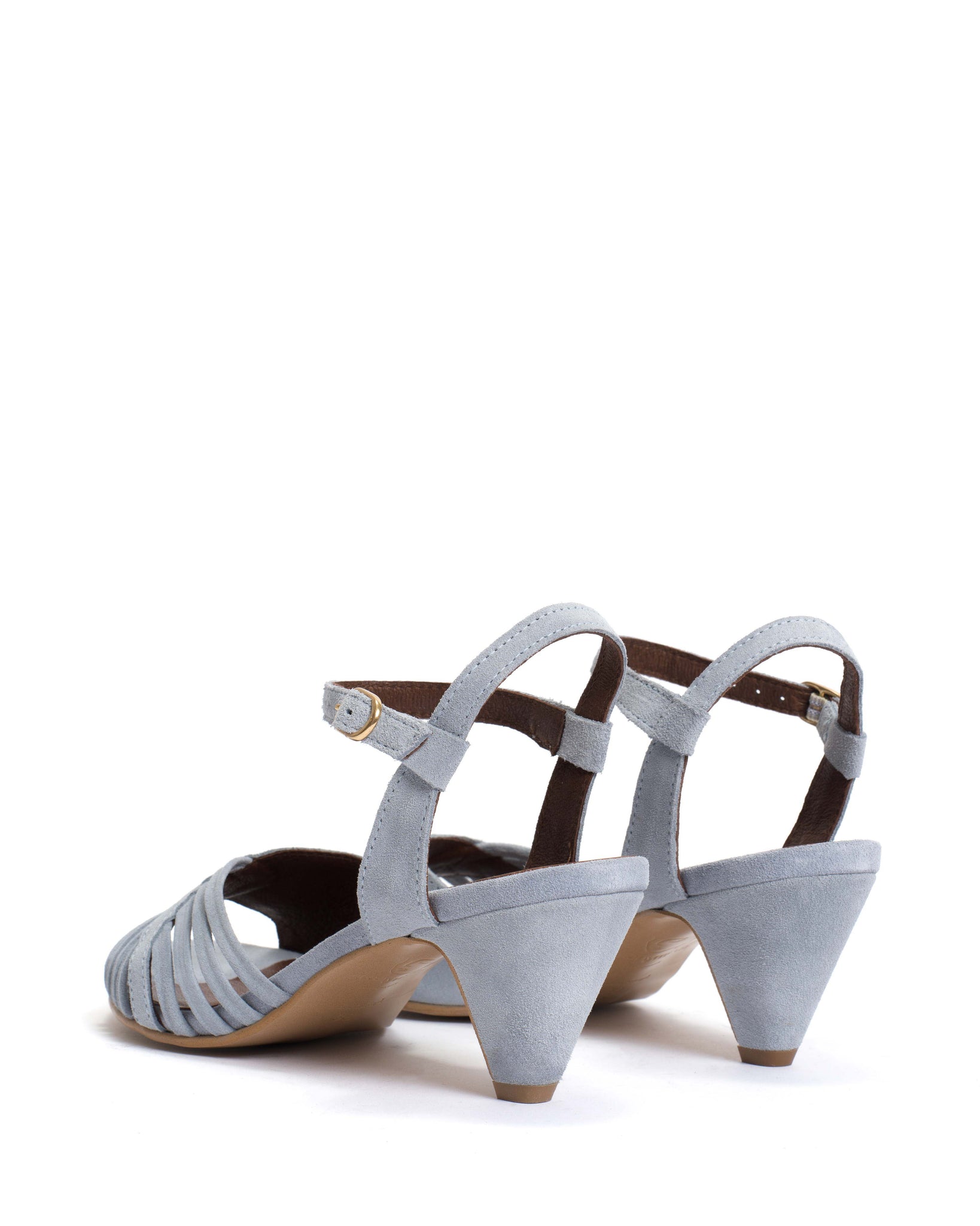 Hermine Calf suede Lichen blue - Anonymous Copenhagen