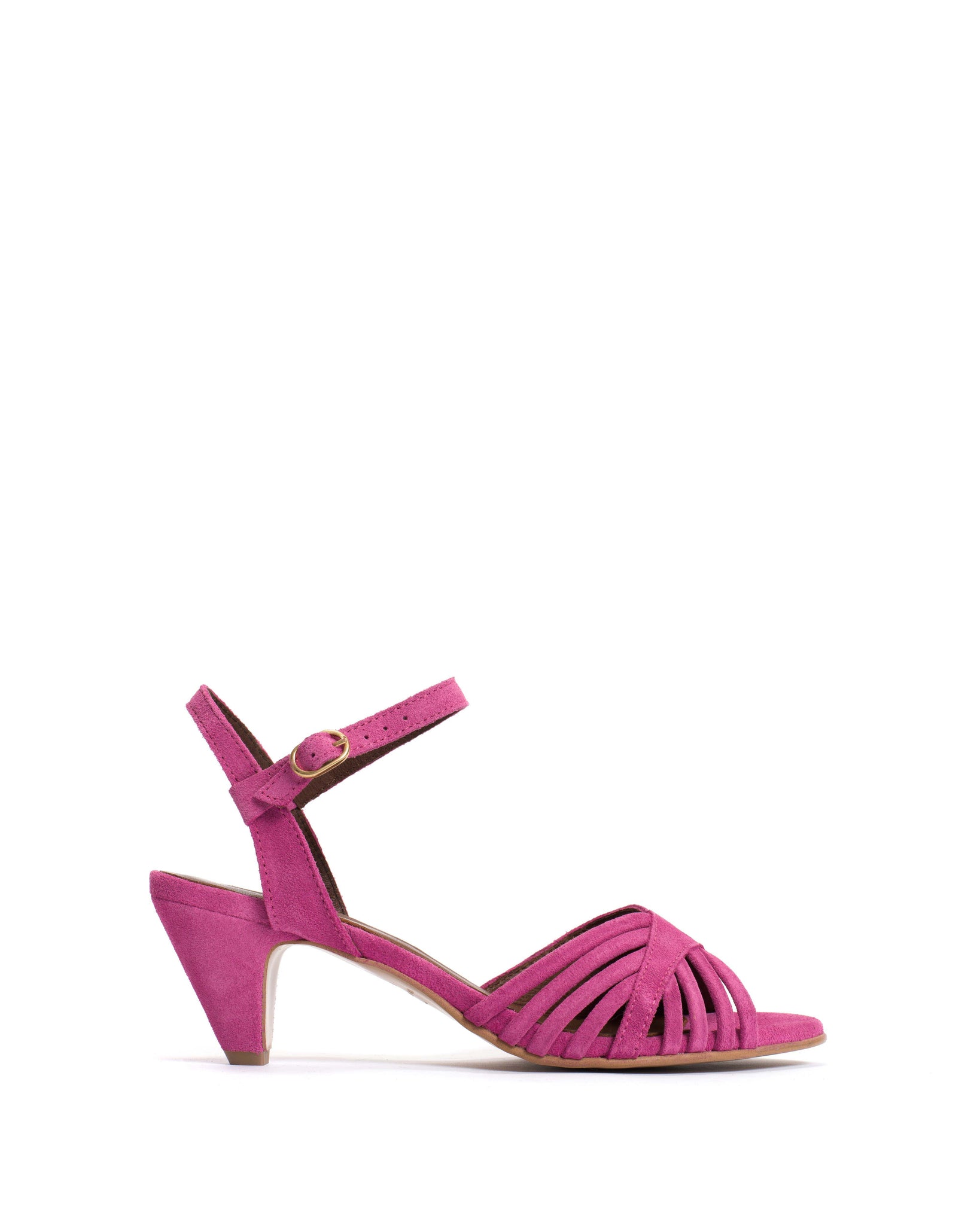 Hermine Calf suede Raspberry sorbet - Anonymous Copenhagen