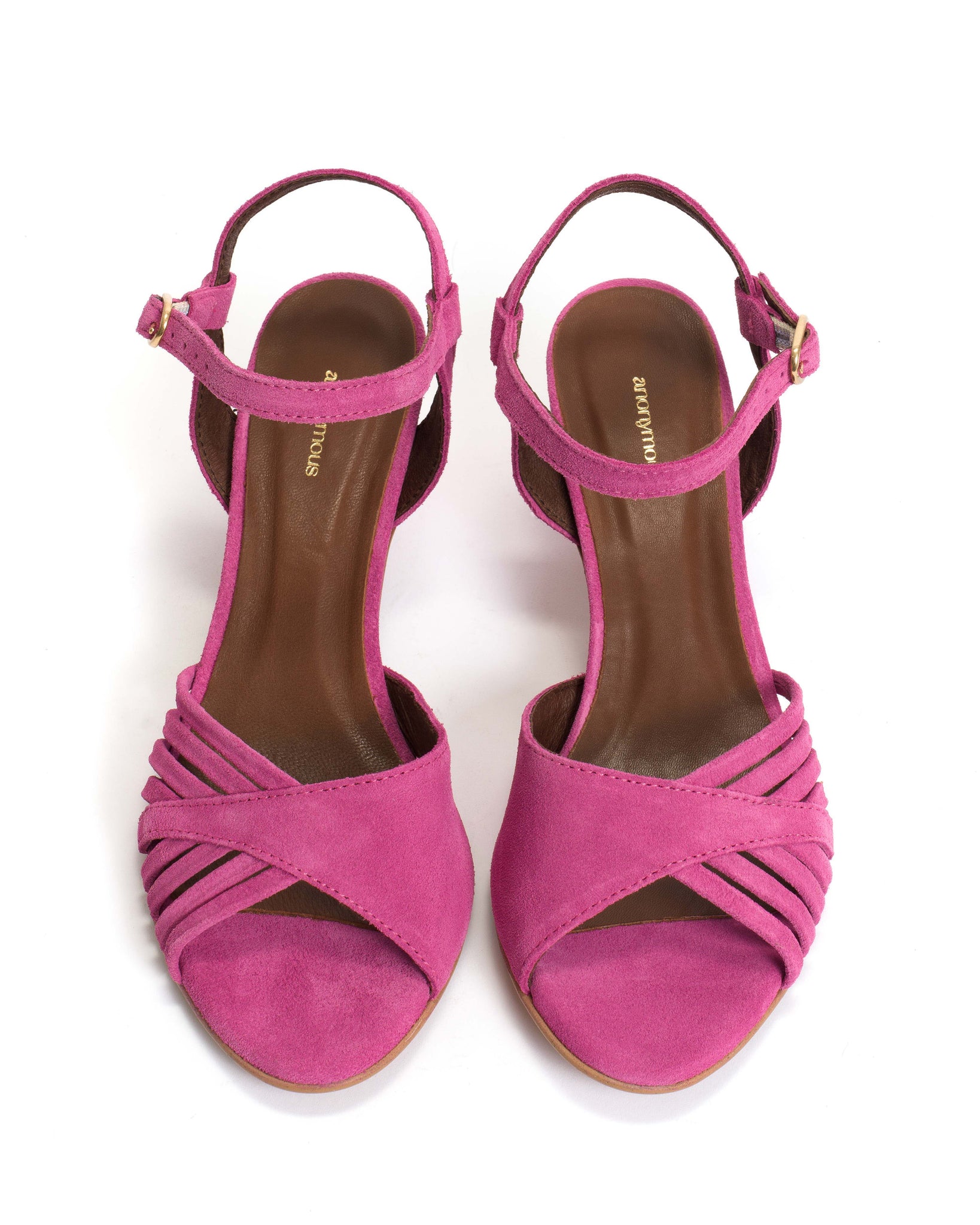 Hermine Calf suede Raspberry sorbet - Anonymous Copenhagen