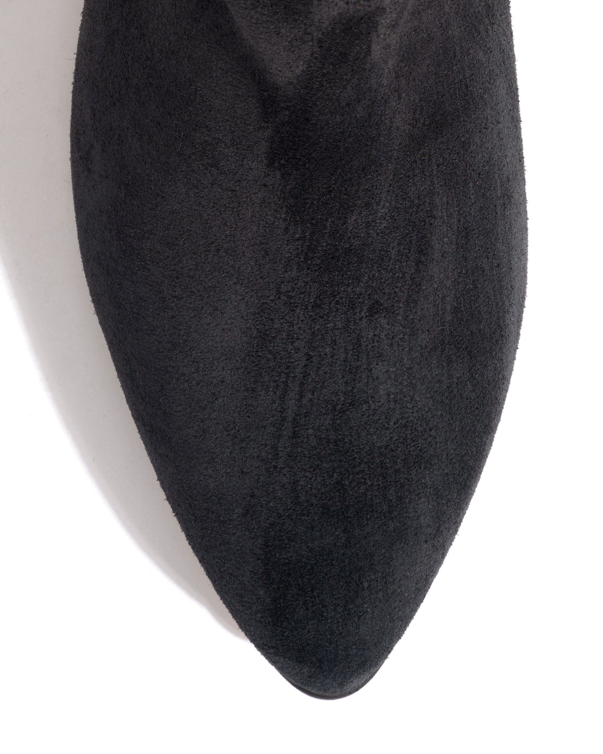 Hilly 50 stiletto Calf suede Off black