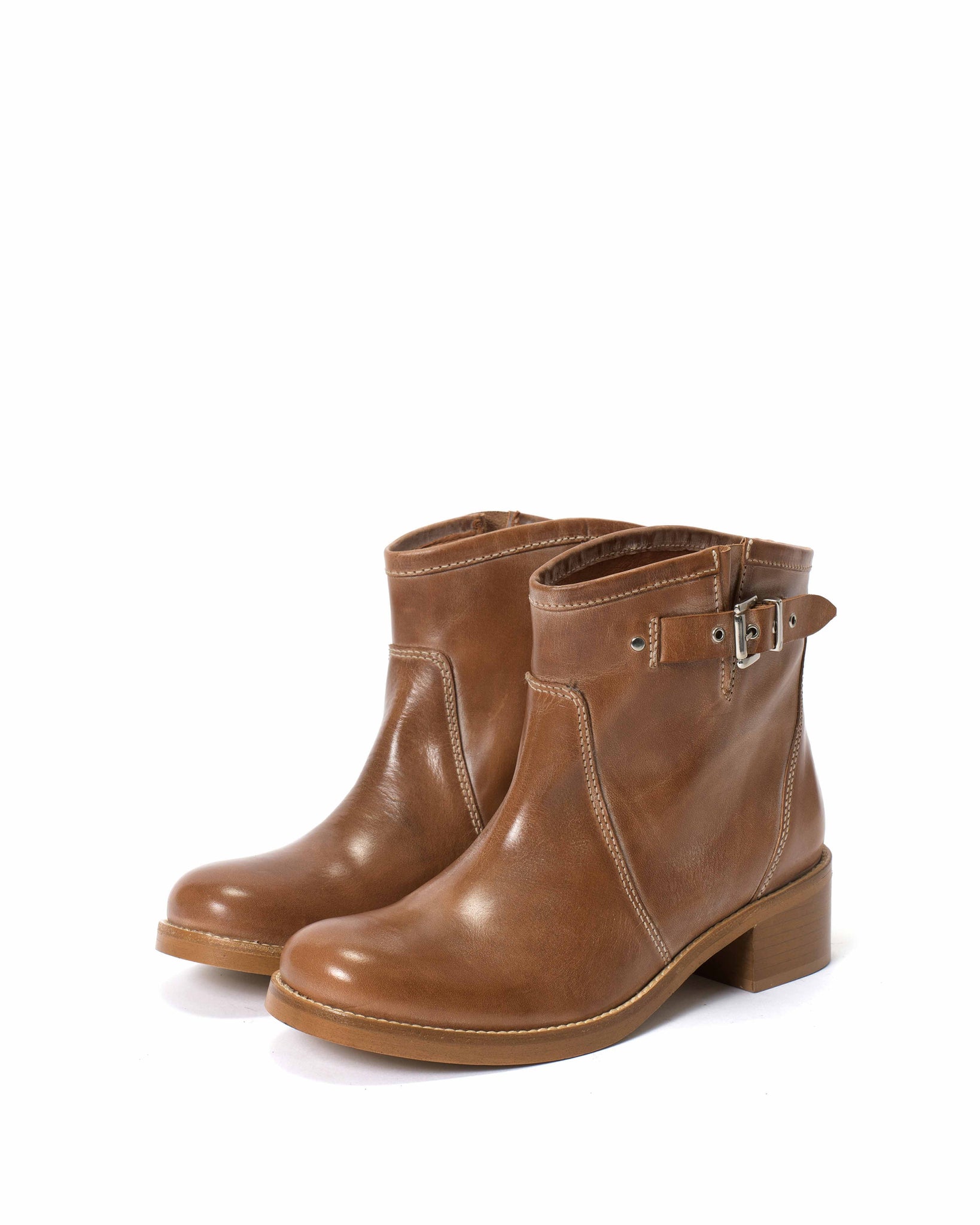 Dico Hunter buckle Escovado Dark tan