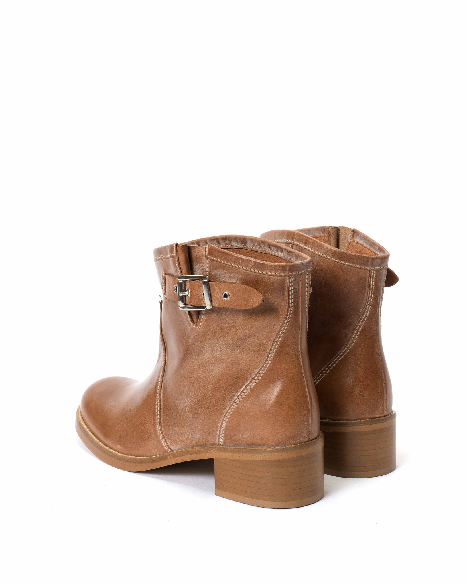 Dico Hunter buckle Escovado Dark tan