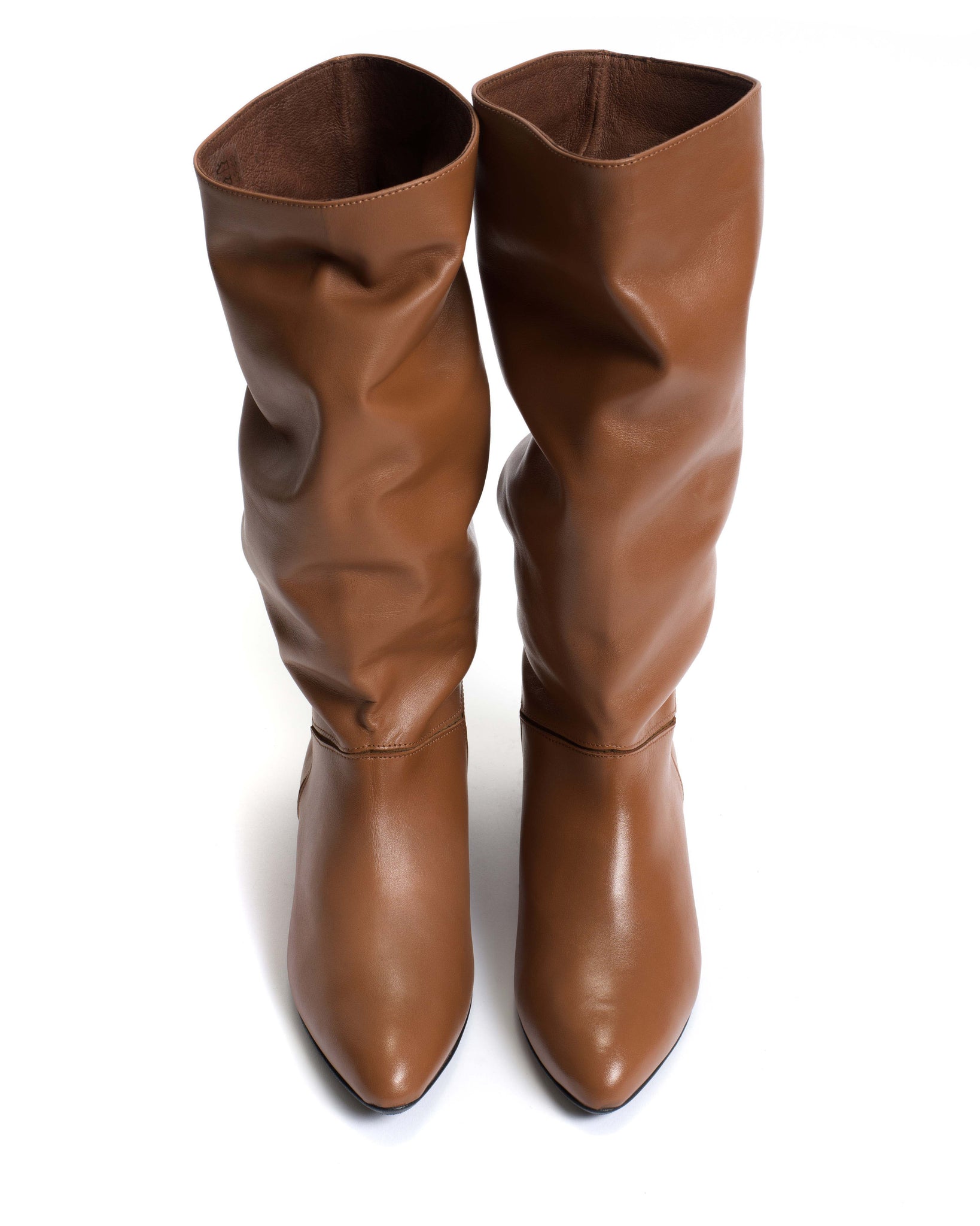 Jasmina 20 Soft calf & calf suede Camel & cinnamon - Anonymous Copenhagen