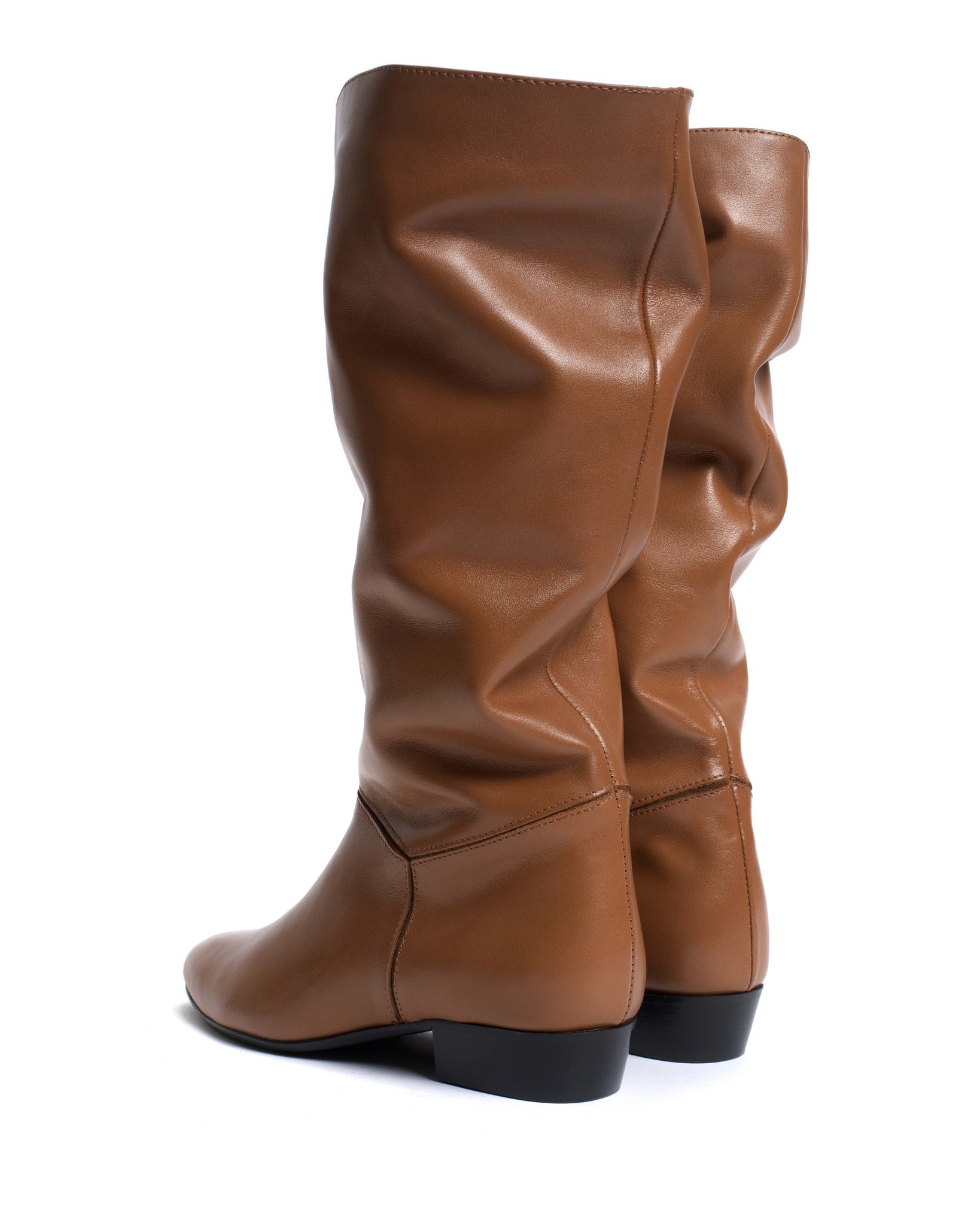 Jasmina 20 Soft calf & calf suede Camel & cinnamon - Anonymous Copenhagen