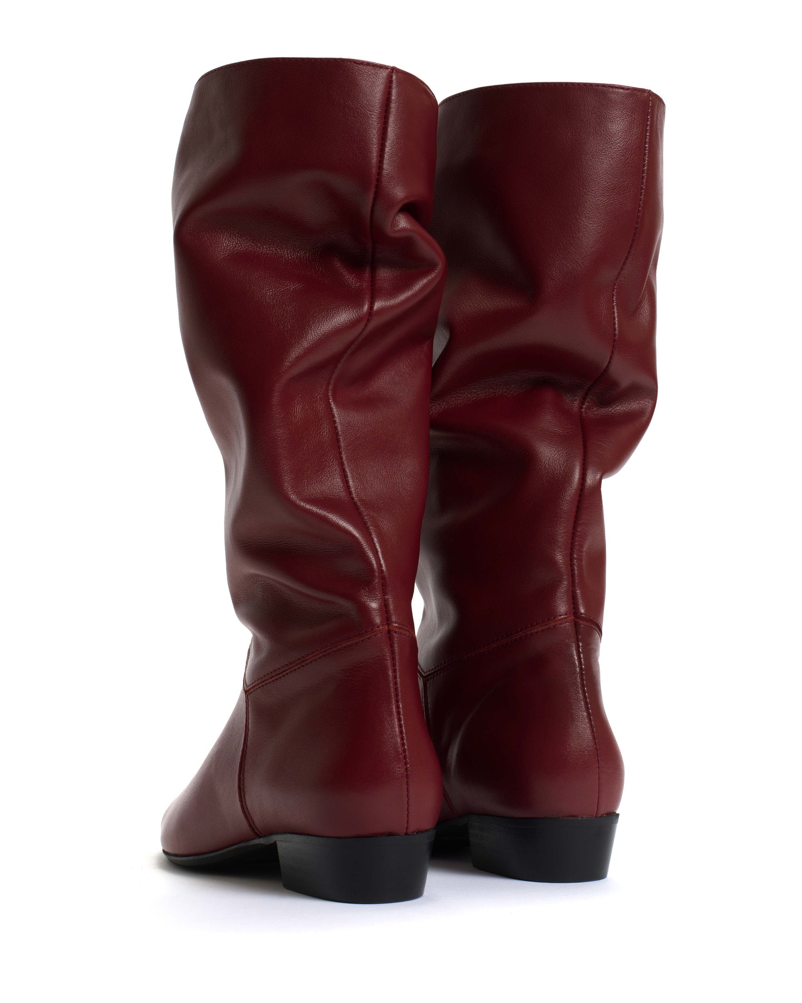 Jasmina 20 Soft calf & suede leather Pomegranate - Anonymous Copenhagen