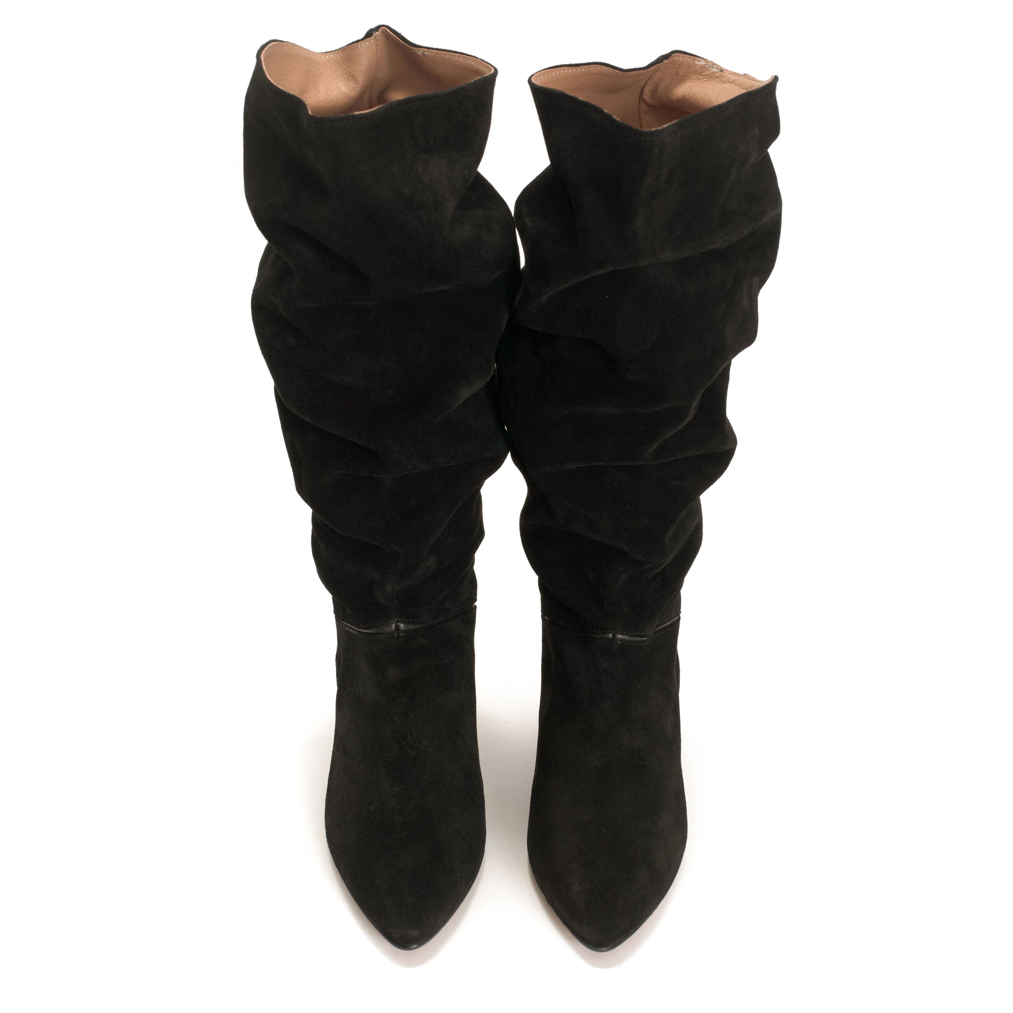 Jasmina 50 Calf suede & sleek leather Black - Anonymous Copenhagen