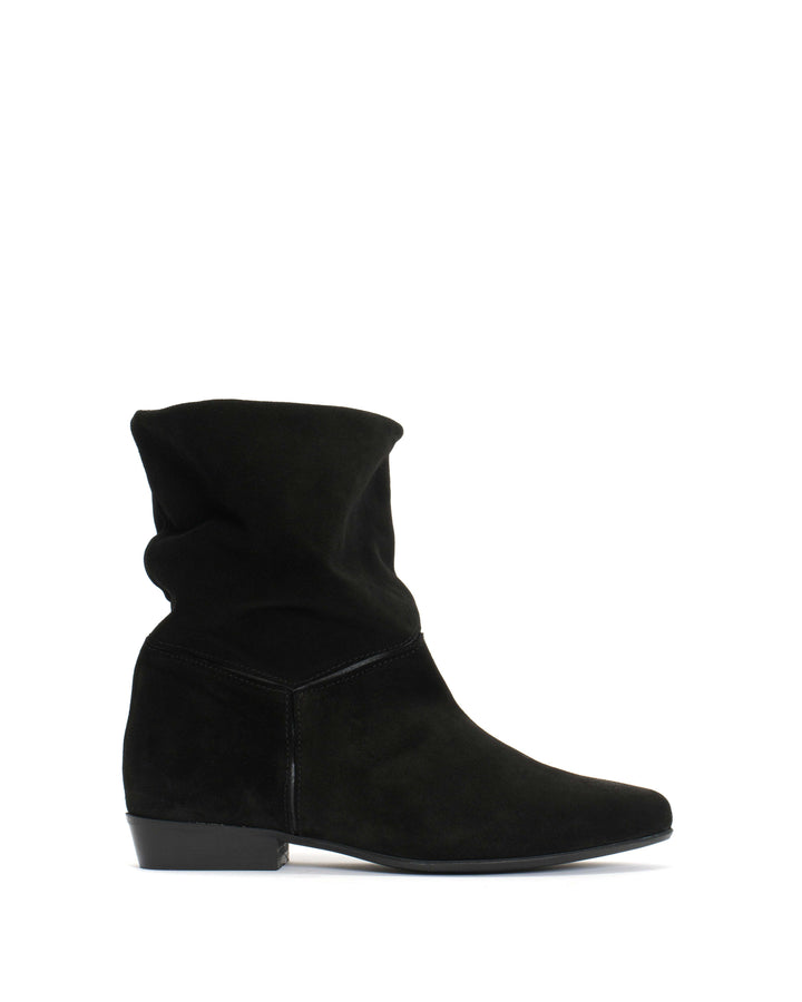 anonymous copenhagen Jassi 20 Calf suede u0026 sleek leather Black