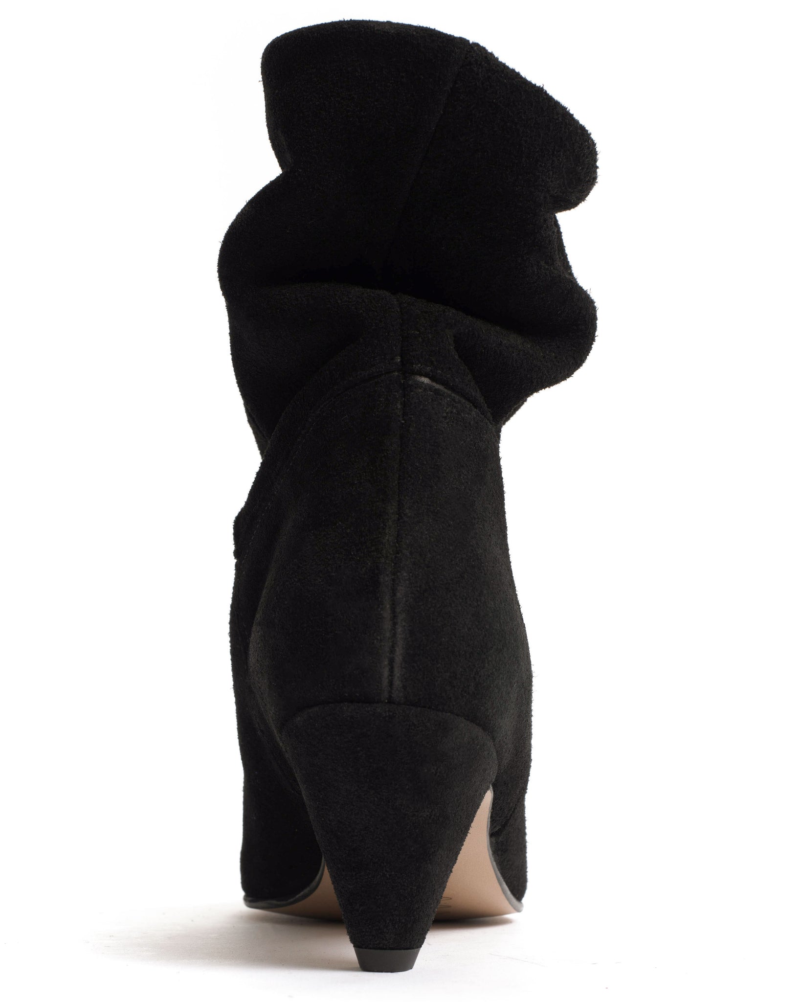 Jassi 50 Calf suede & sleek leather Black - Anonymous Copenhagen