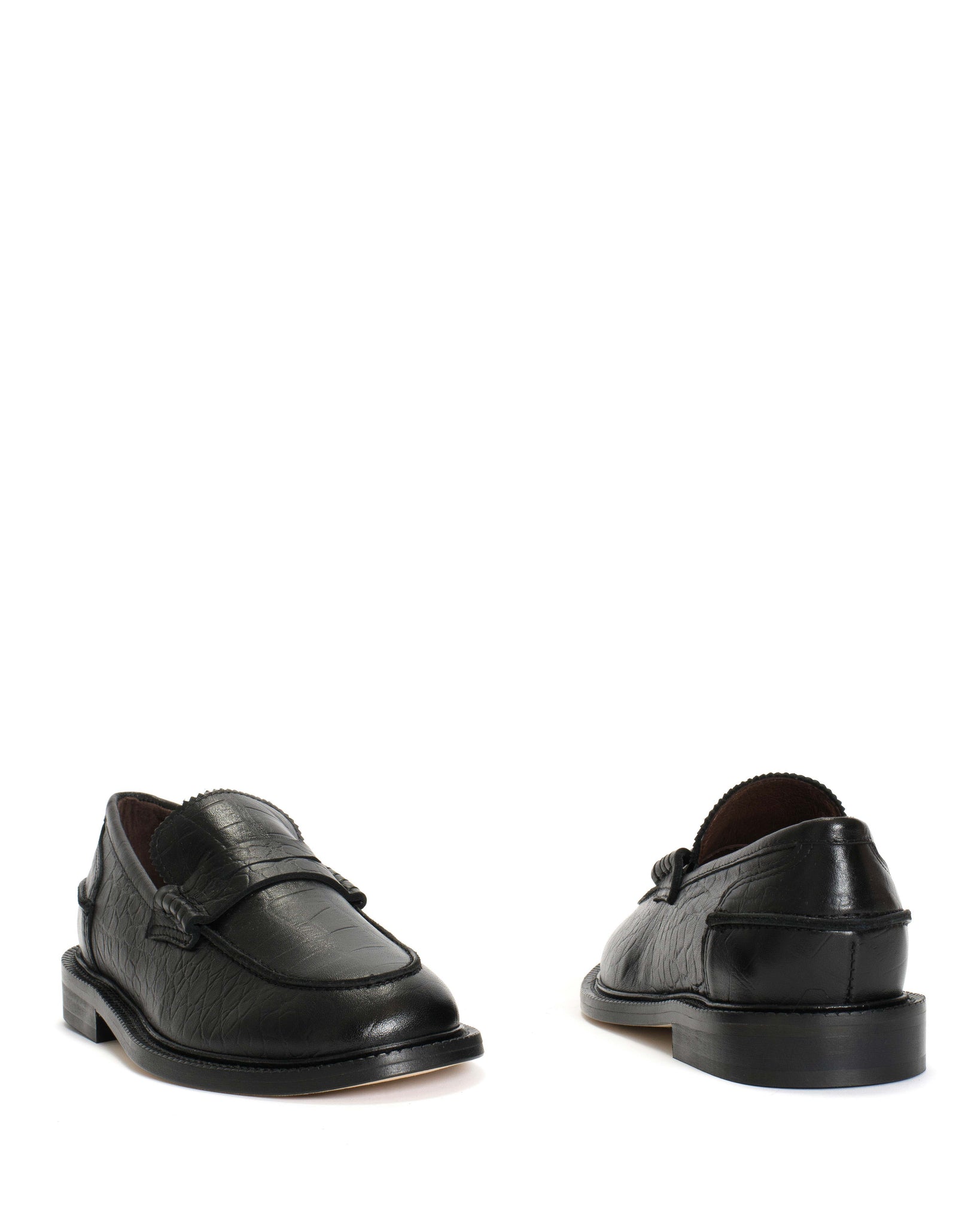 Jeanett Calf alligator Black - Anonymous Copenhagen